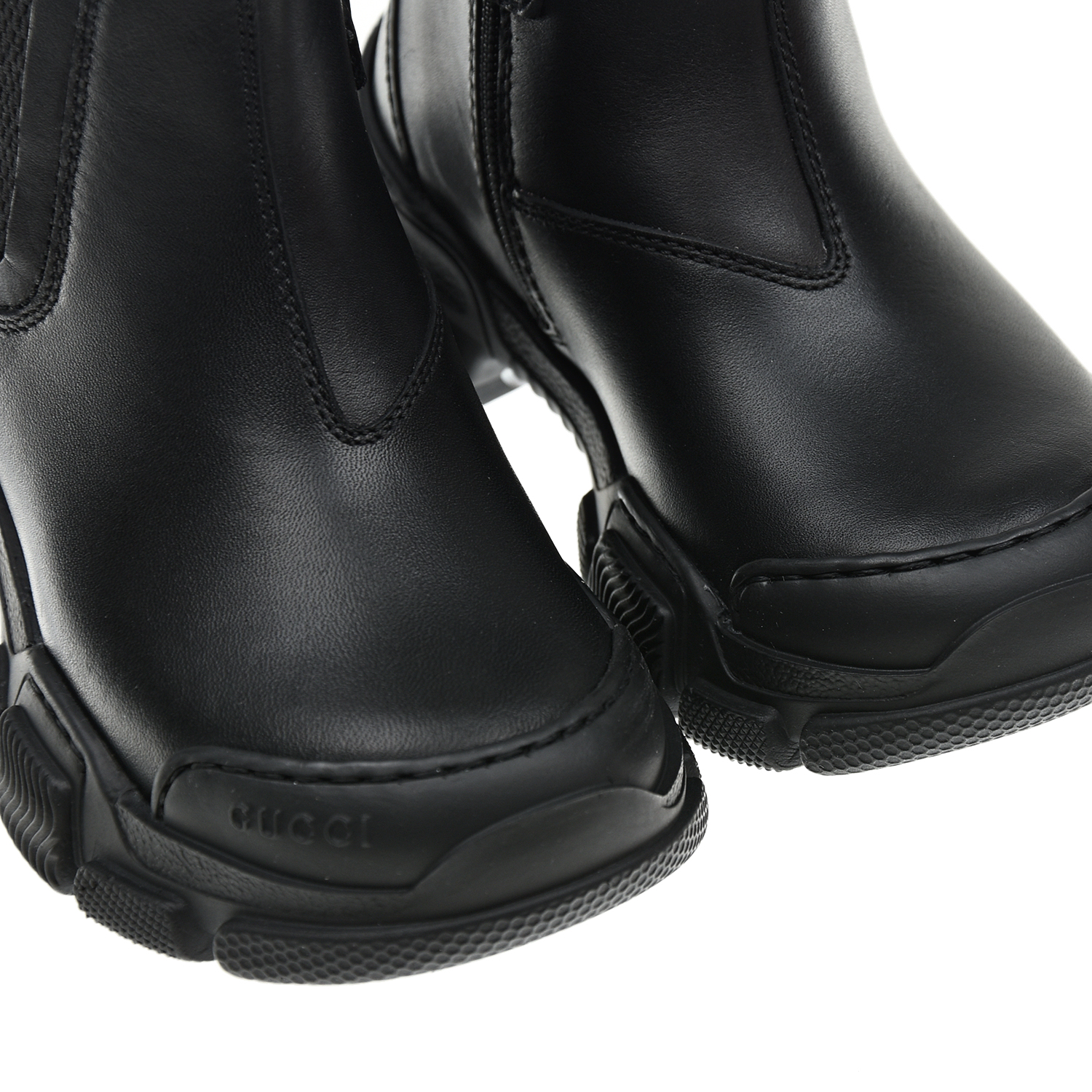 Ботинки на массивной подошве GUCCI детские, размер 29, цвет черный - фото 7