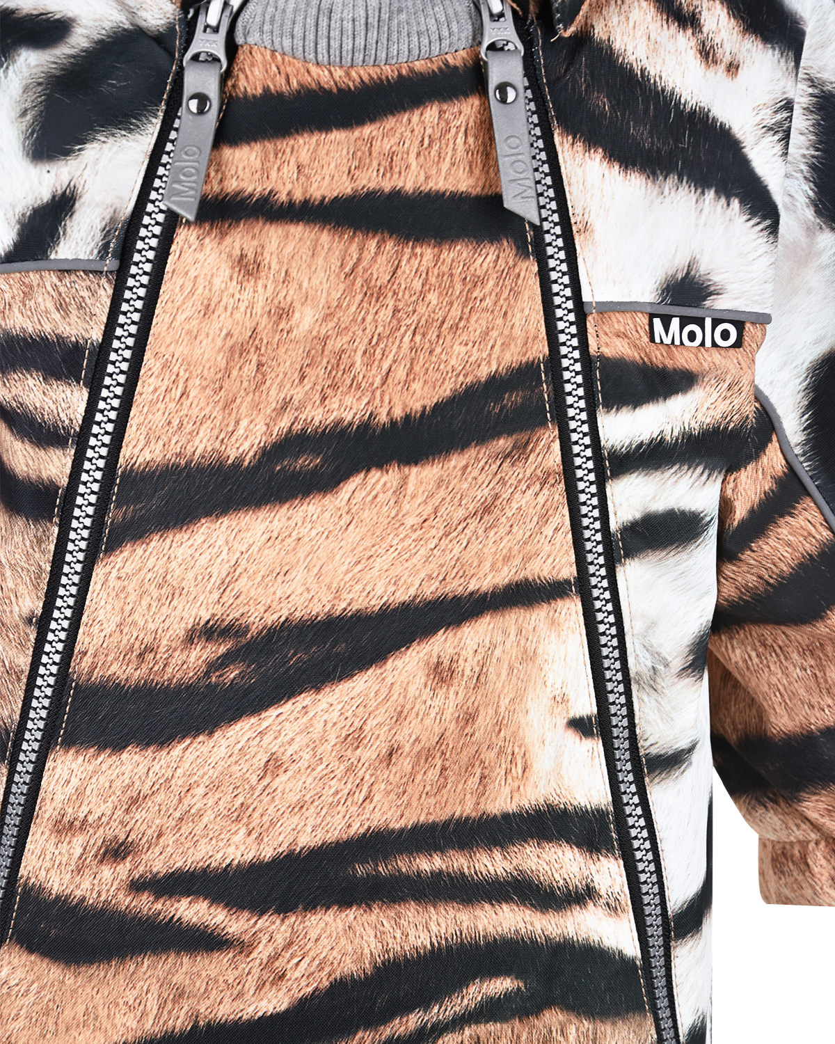 Комбинезон с принтом "Тигр" Molo детский, размер 80, цвет коричневый - фото 4