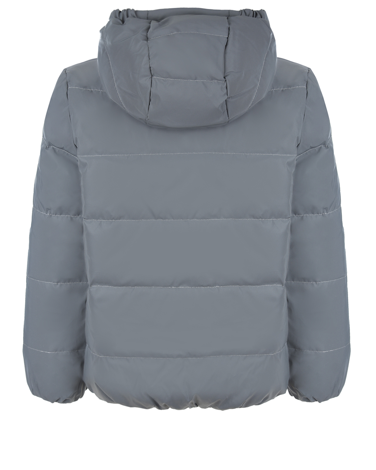 Двухстороняя куртка-пуховик Paul Smith детская, размер 104, цвет серый - фото 2