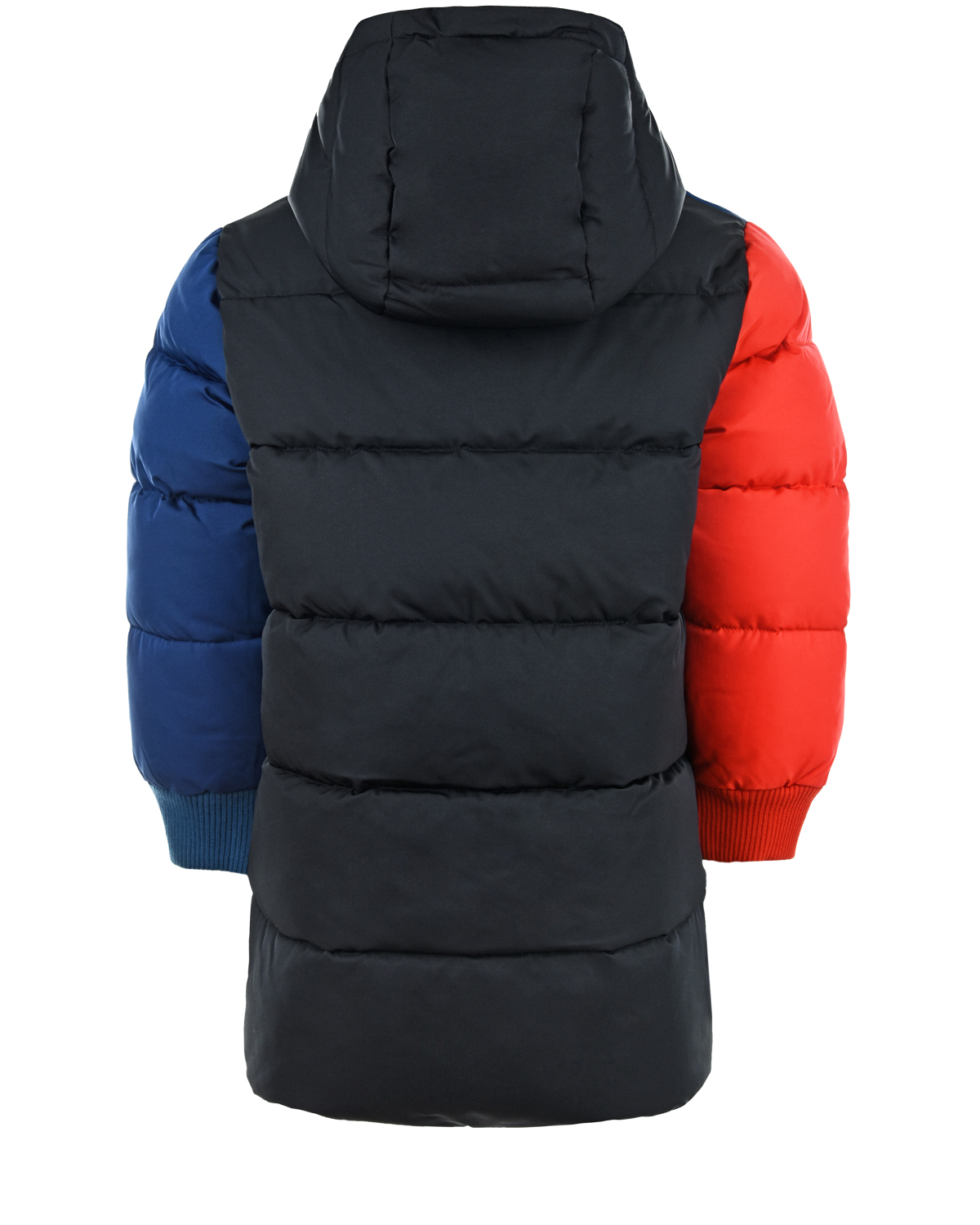 Стеганая куртка в стиле color block Stella McCartney детская, размер 116, цвет мультиколор - фото 2