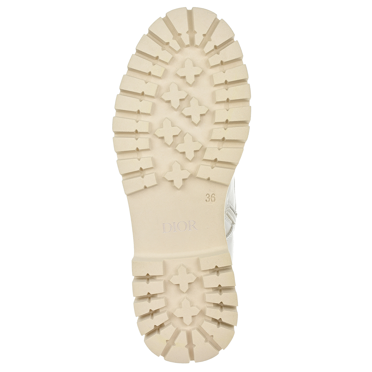 Белые ботинки с логотипом в тон Dior детские, размер 34, цвет белый - фото 5