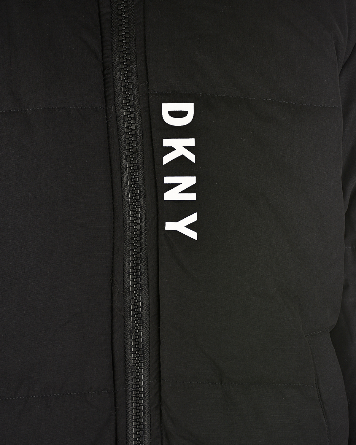 Черная куртка 3 в 1 DKNY детская, размер 152, цвет черный - фото 5