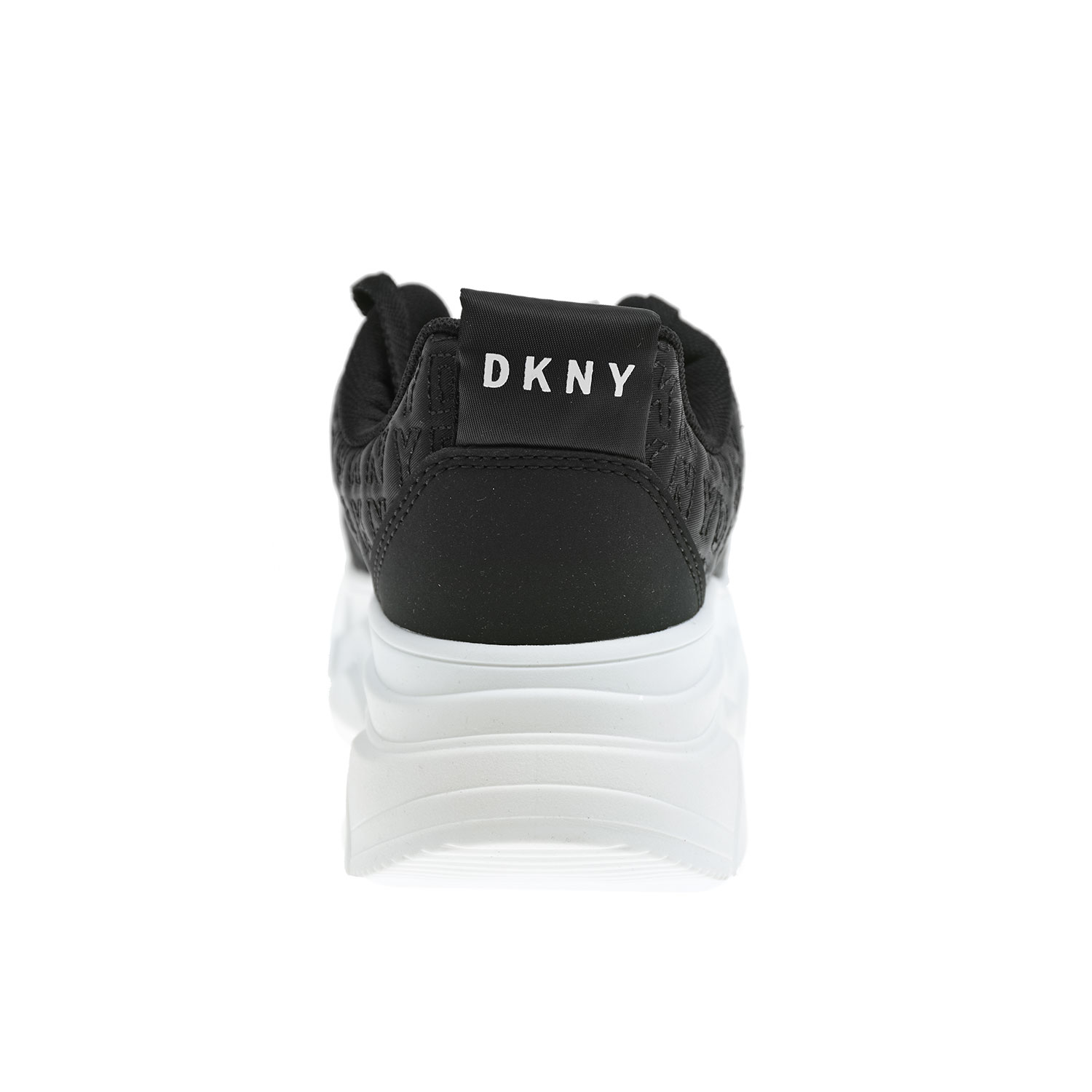 Черные кроссовки с белой подошвой DKNY детские, размер 34, цвет черный - фото 3