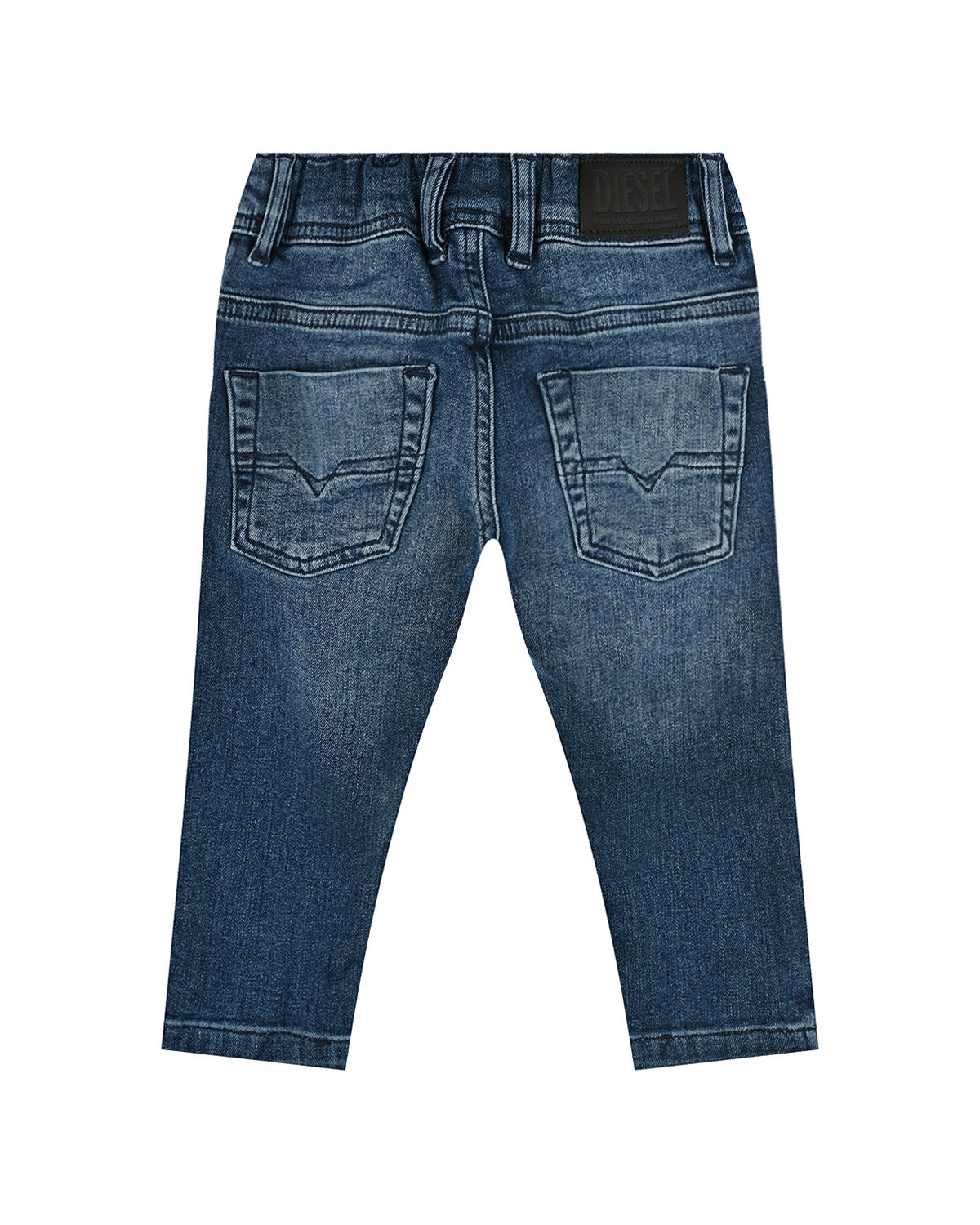 Синий джинсы skinny fit Diesel детский, размер 86 - фото 2