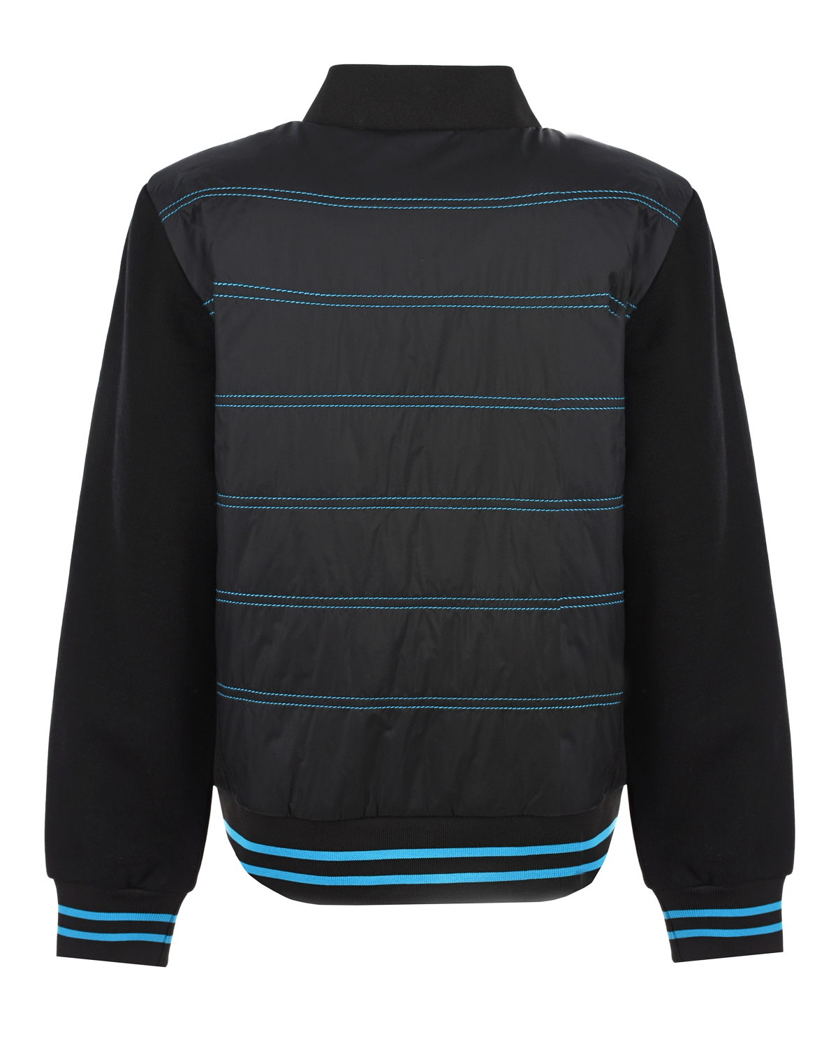 Утепленная спортивная куртка Diesel детская, размер 140, цвет черный - фото 2