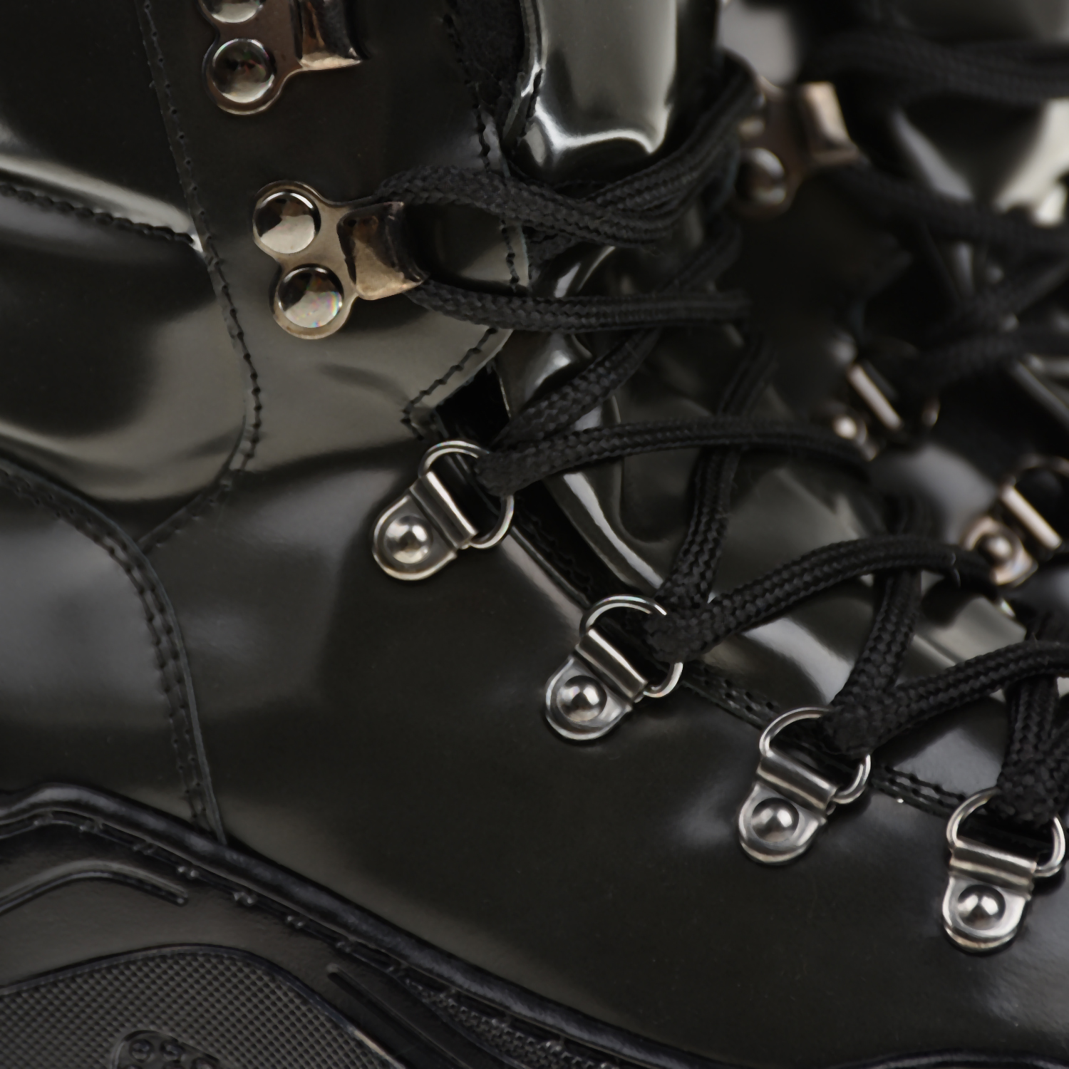 Черные высокие кроссовки Emporio Armani детские, размер 36, цвет черный - фото 6
