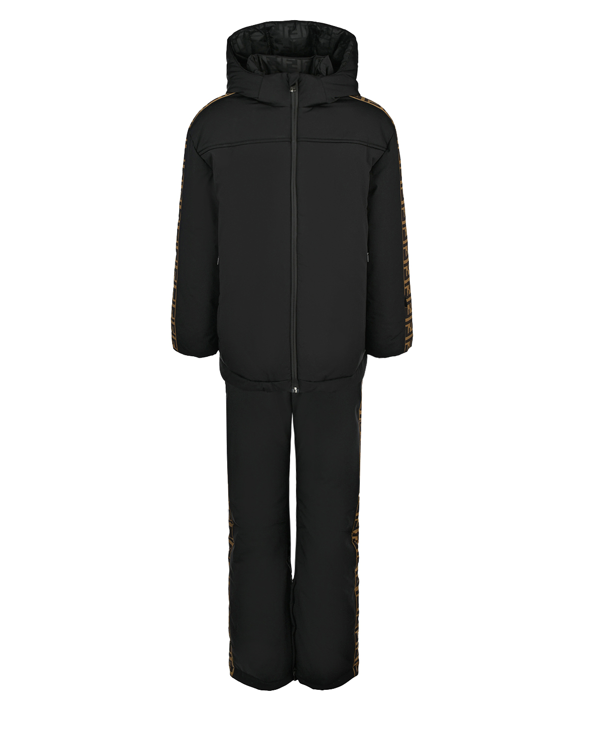 Комплект: куртка и брюки, черный Fendi детский, размер 140 - фото 1