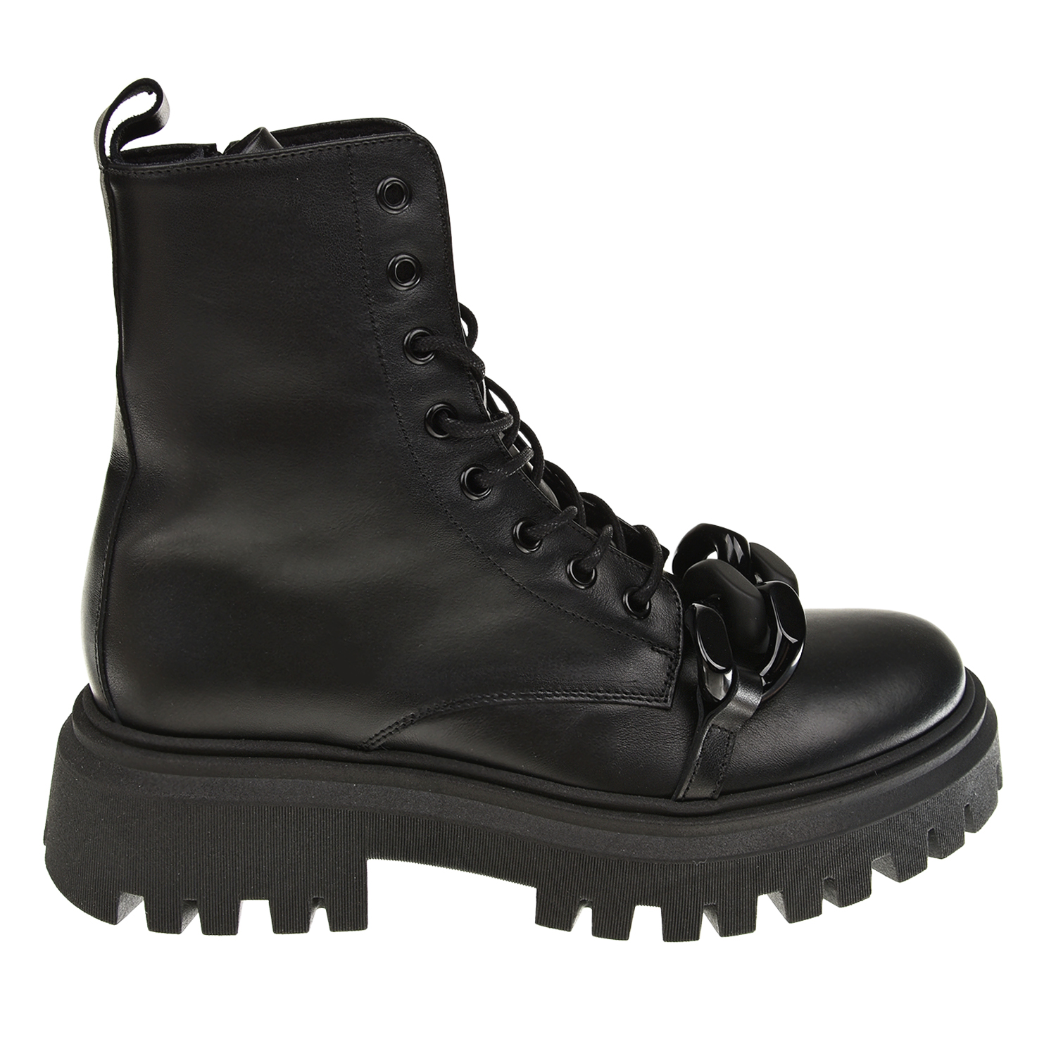 Черные высокие ботинки Jarrett детские, размер 33, цвет черный - фото 2
