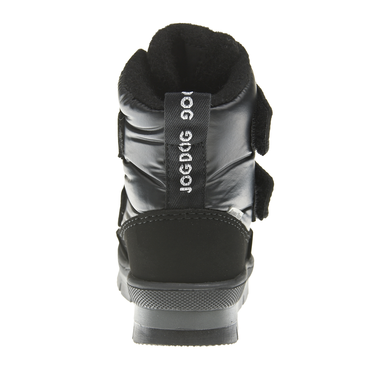 Черные мембранные сапоги с двумя липучками Jog Dog детские, размер 24, цвет черный - фото 3