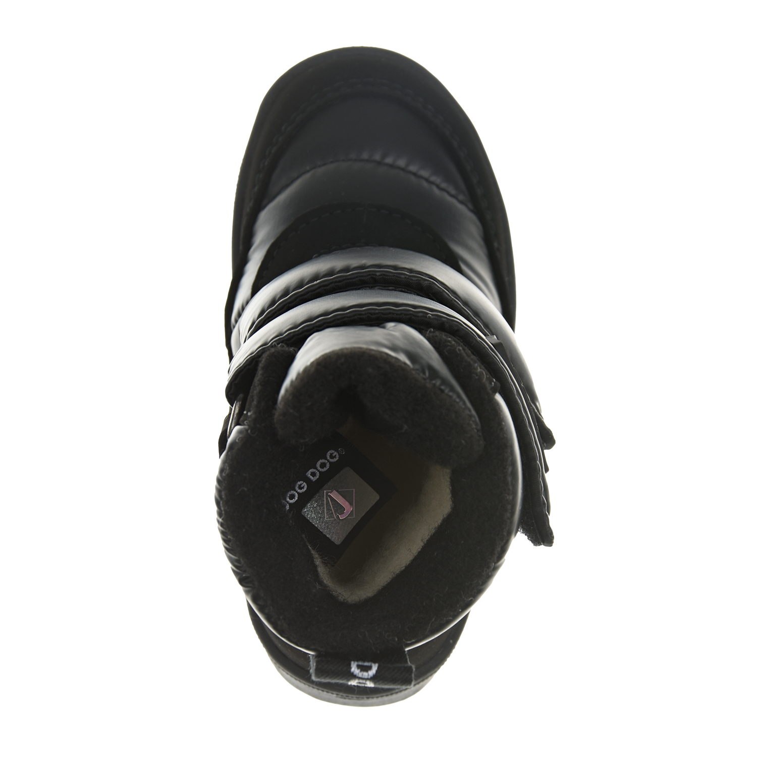 Черные мембранные сапоги с двумя липучками Jog Dog детские, размер 24, цвет черный - фото 5