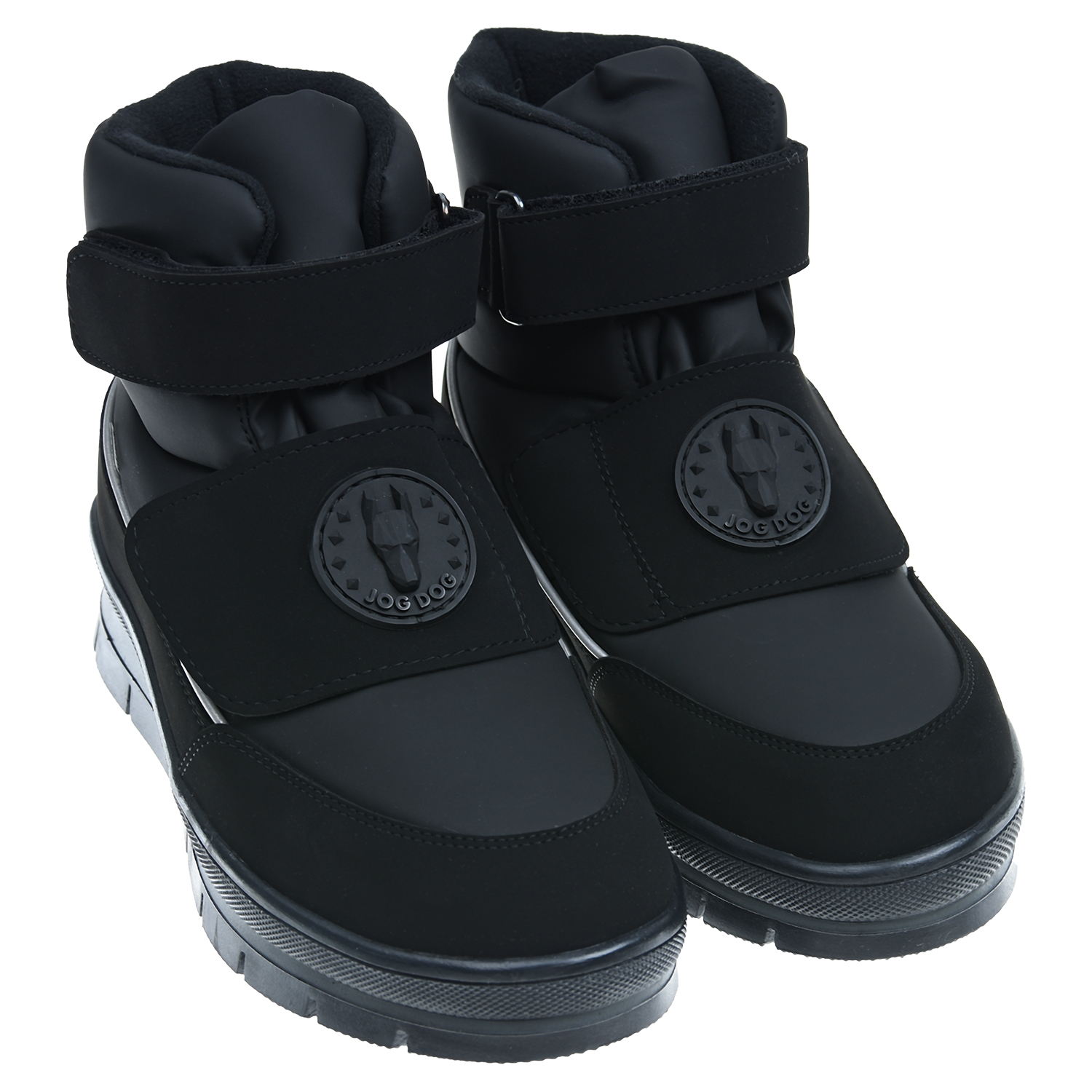 Черные мембранные сапоги Jog Dog детские, размер 34, цвет черный - фото 1