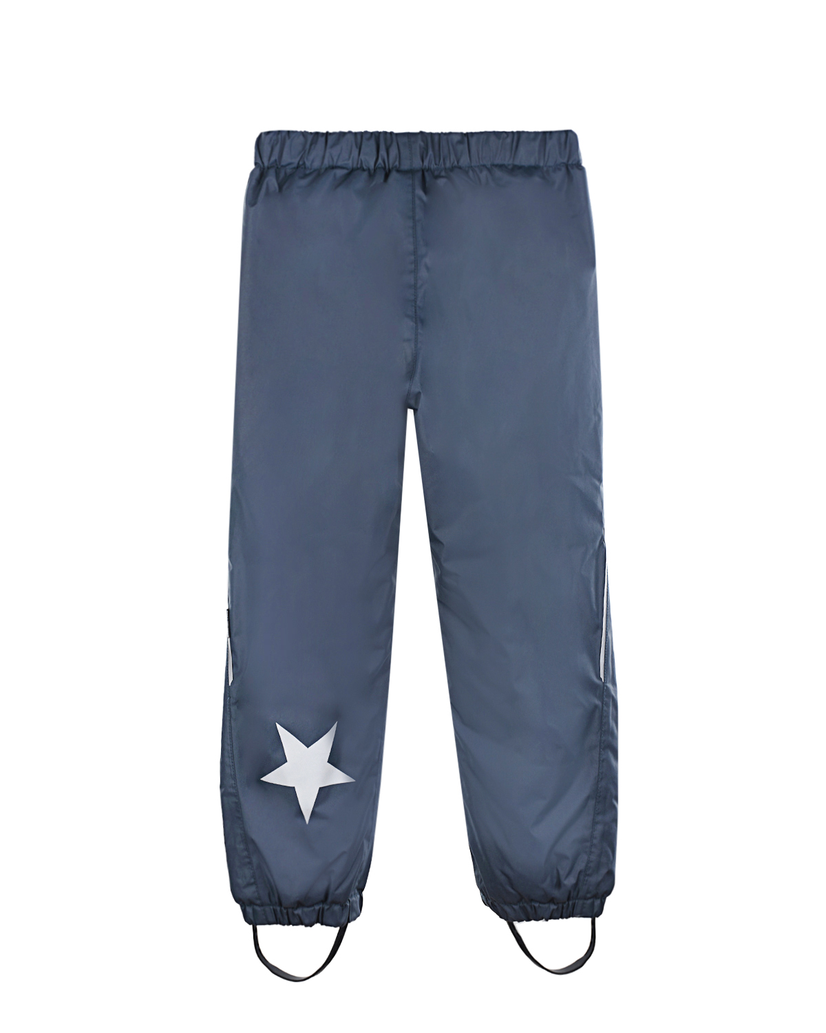 Синие брюки с белыми лампасами Molo детские, размер 110, цвет синий - фото 2