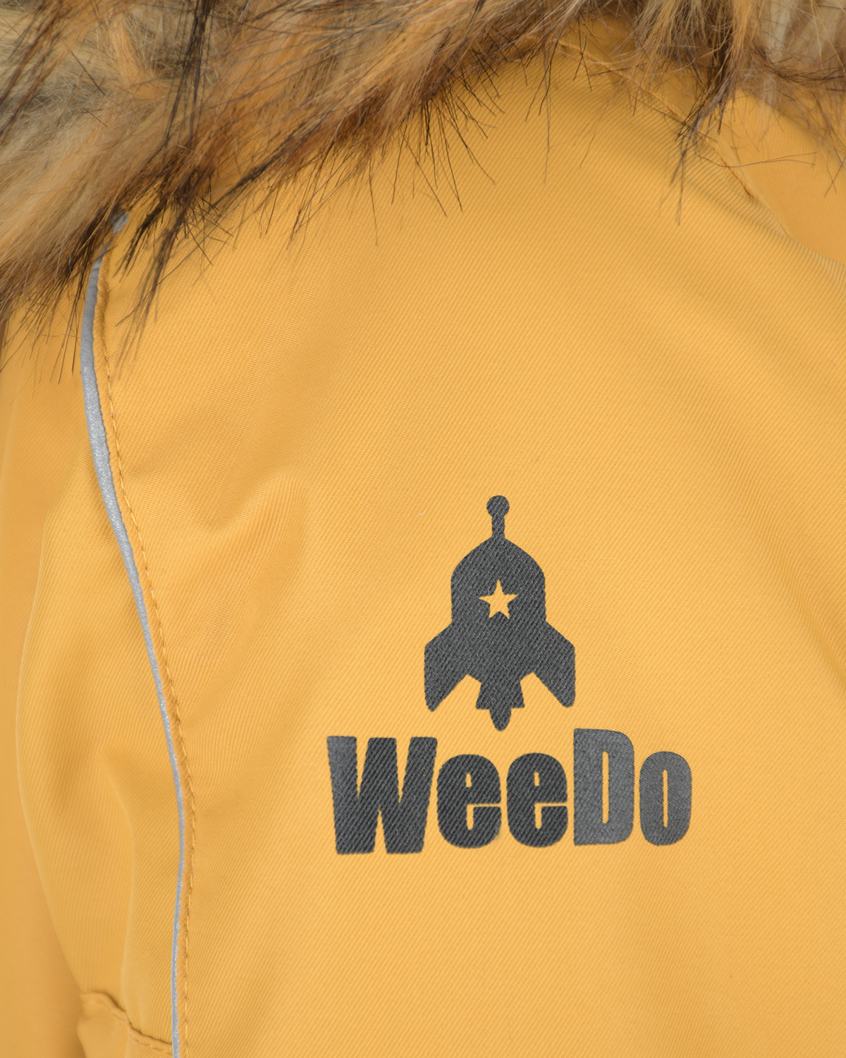 Желтый мембранный комбинезон WeeDo детский, размер 128 - фото 5