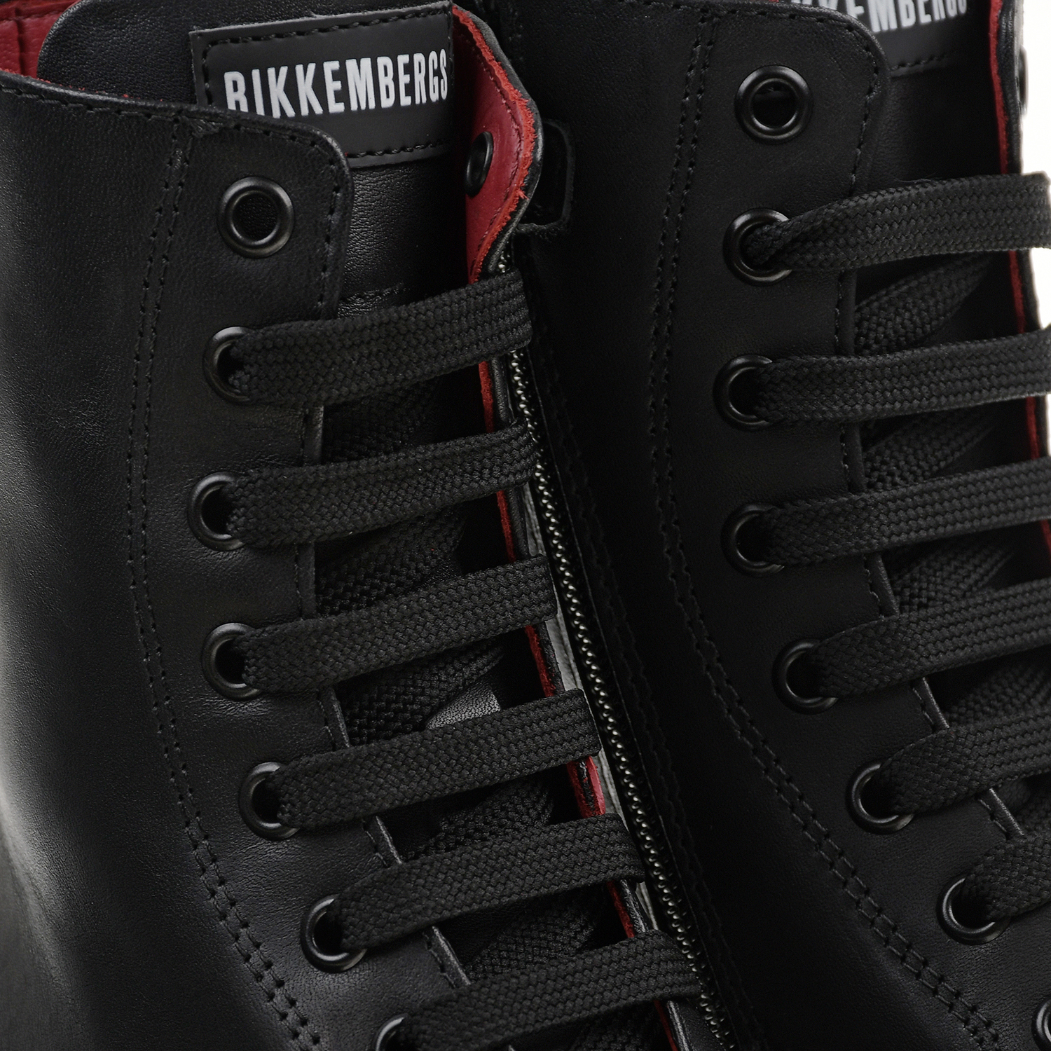 Высокие черные ботинки на толстой подошве Bikkembergs детские, размер 34, цвет черный - фото 6