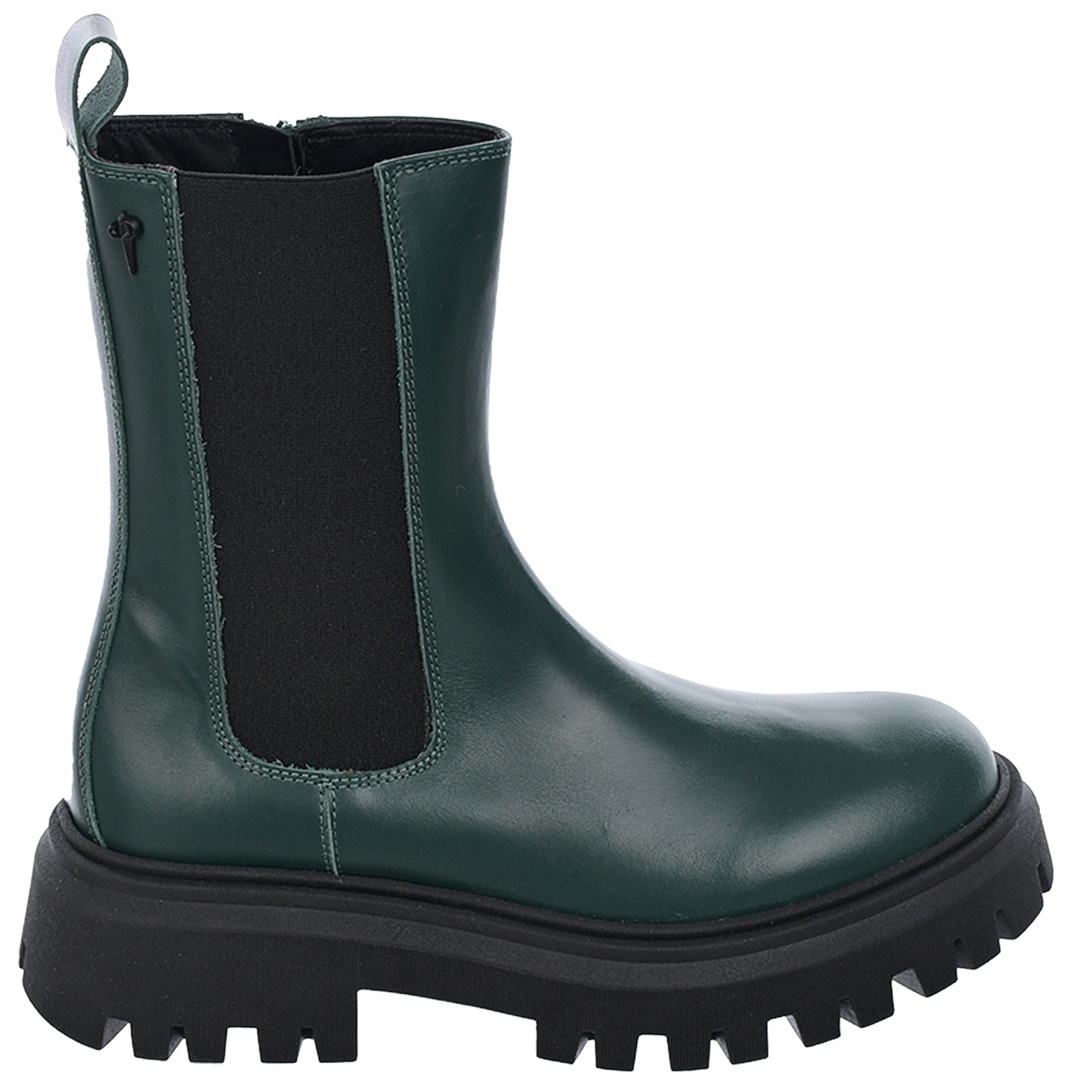 Высокие зеленые ботинки челси Cesare Paciotti детские, размер 36, цвет зеленый - фото 2