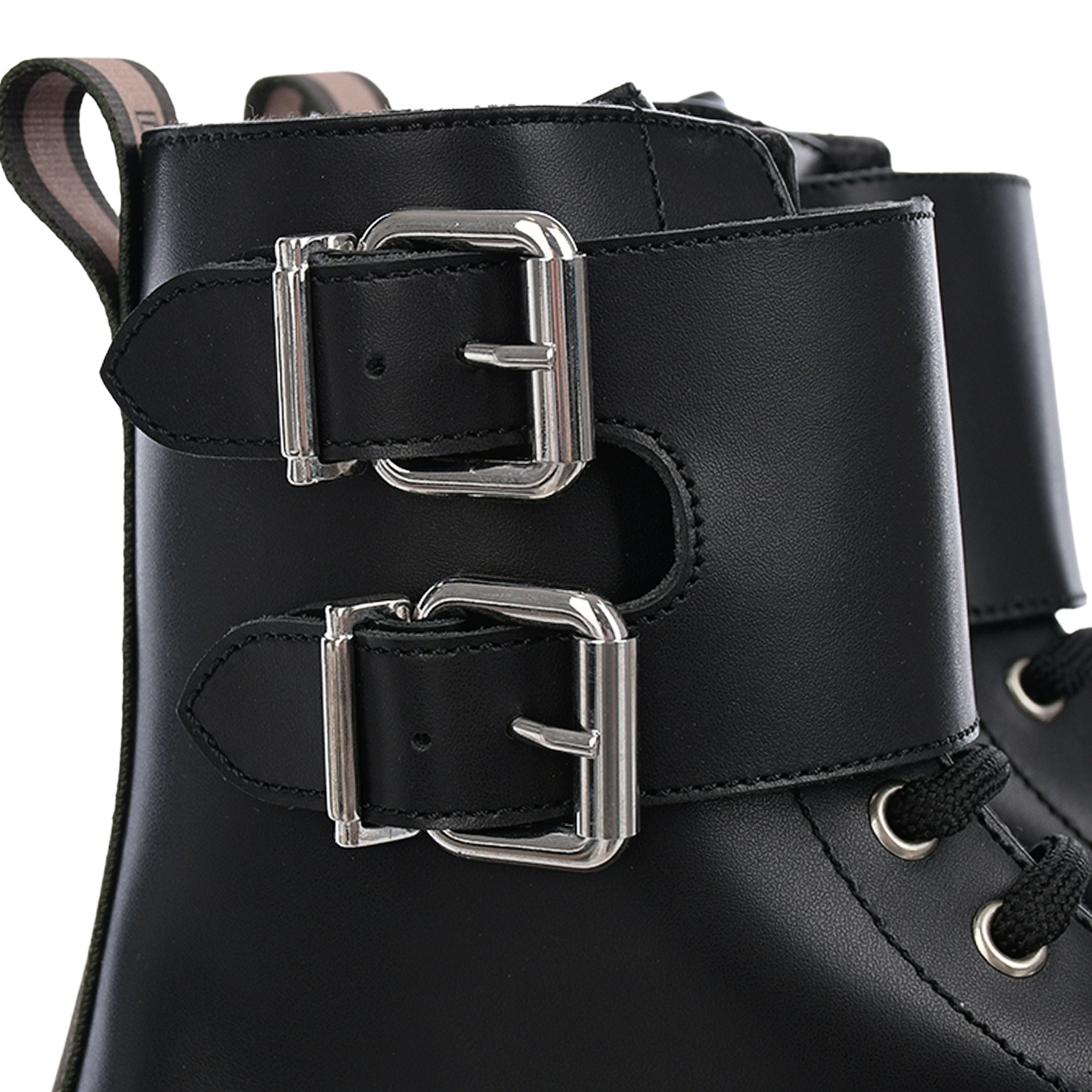 Высокие черные ботинки с флисовой подкладкой Dsquared2 детские, размер 36, цвет черный - фото 6