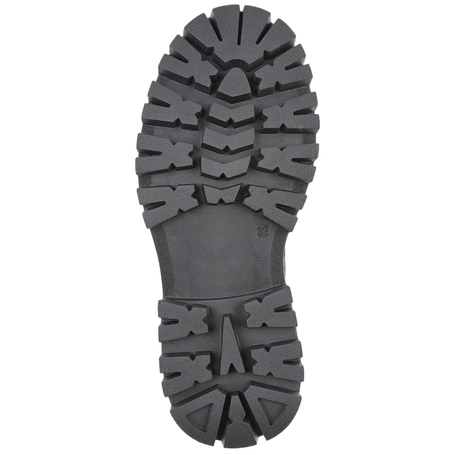 Черные ботинки с цепью в тон Jarrett детские, размер 32, цвет черный - фото 5