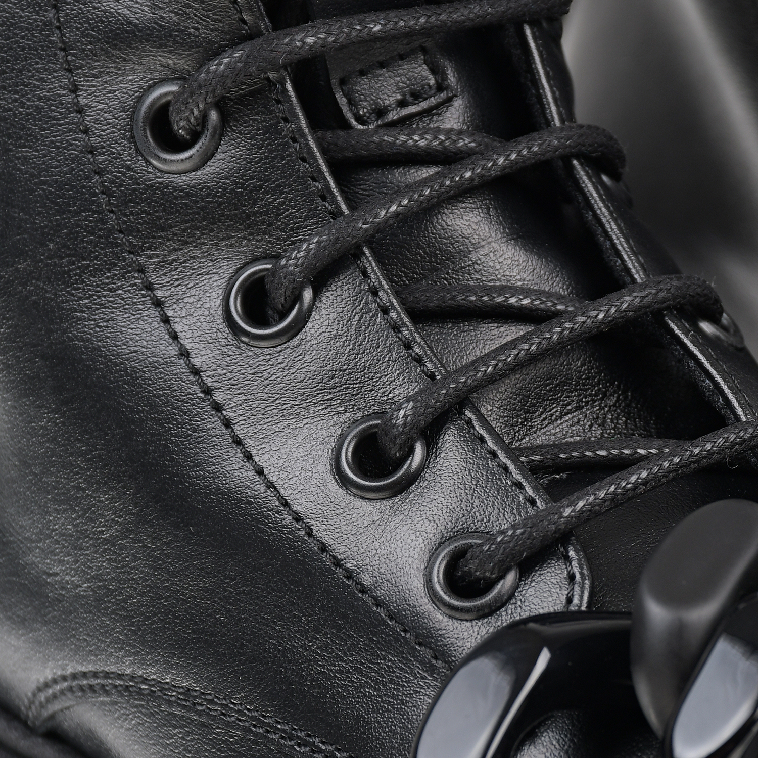 Черные ботинки с цепью в тон Jarrett детские, размер 32, цвет черный - фото 6