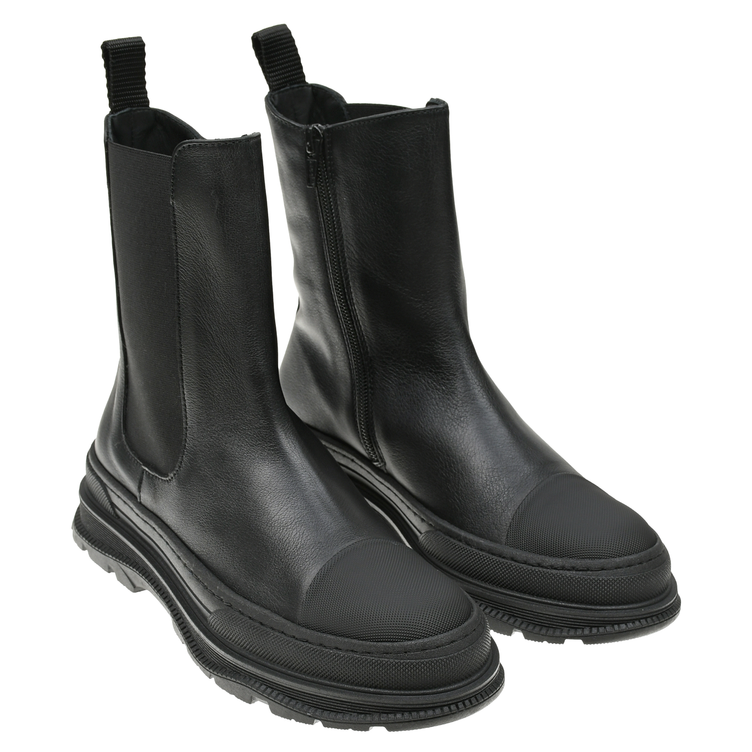 Высокие черные кроссови-челси Missouri детские, размер 35, цвет черный - фото 1