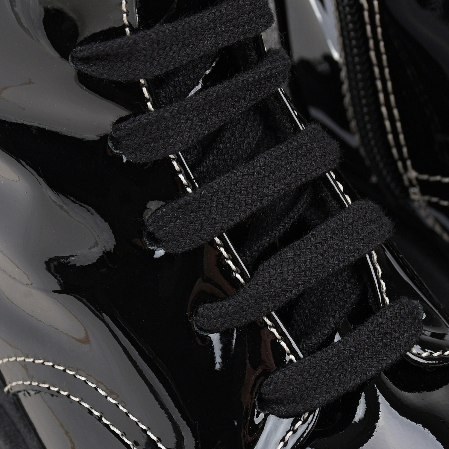Черные лакированные ботинки с флисовой подкладкой No. 21 детские, размер 32, цвет черный - фото 6
