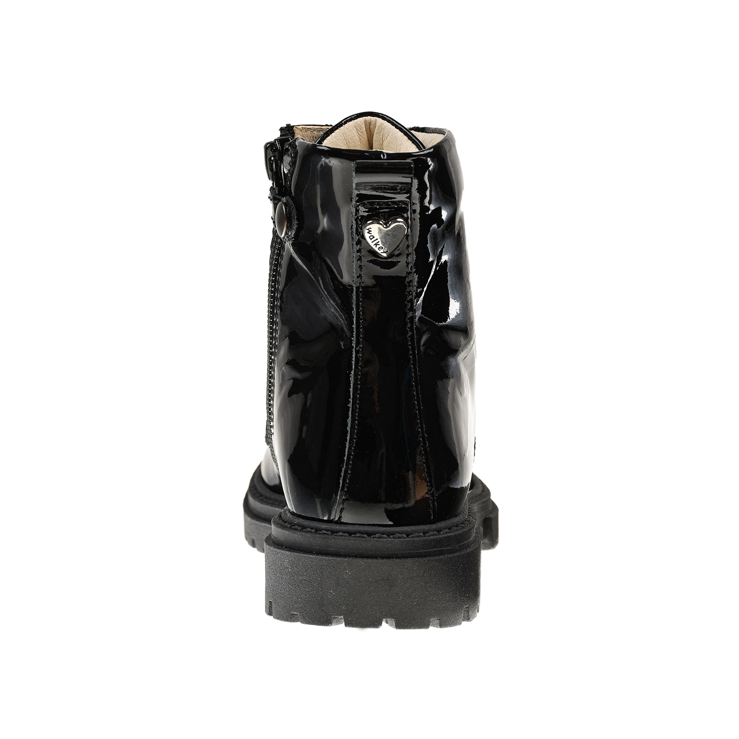 Черные лаковые ботинки с бантами Walkey детские, размер 25, цвет черный - фото 3