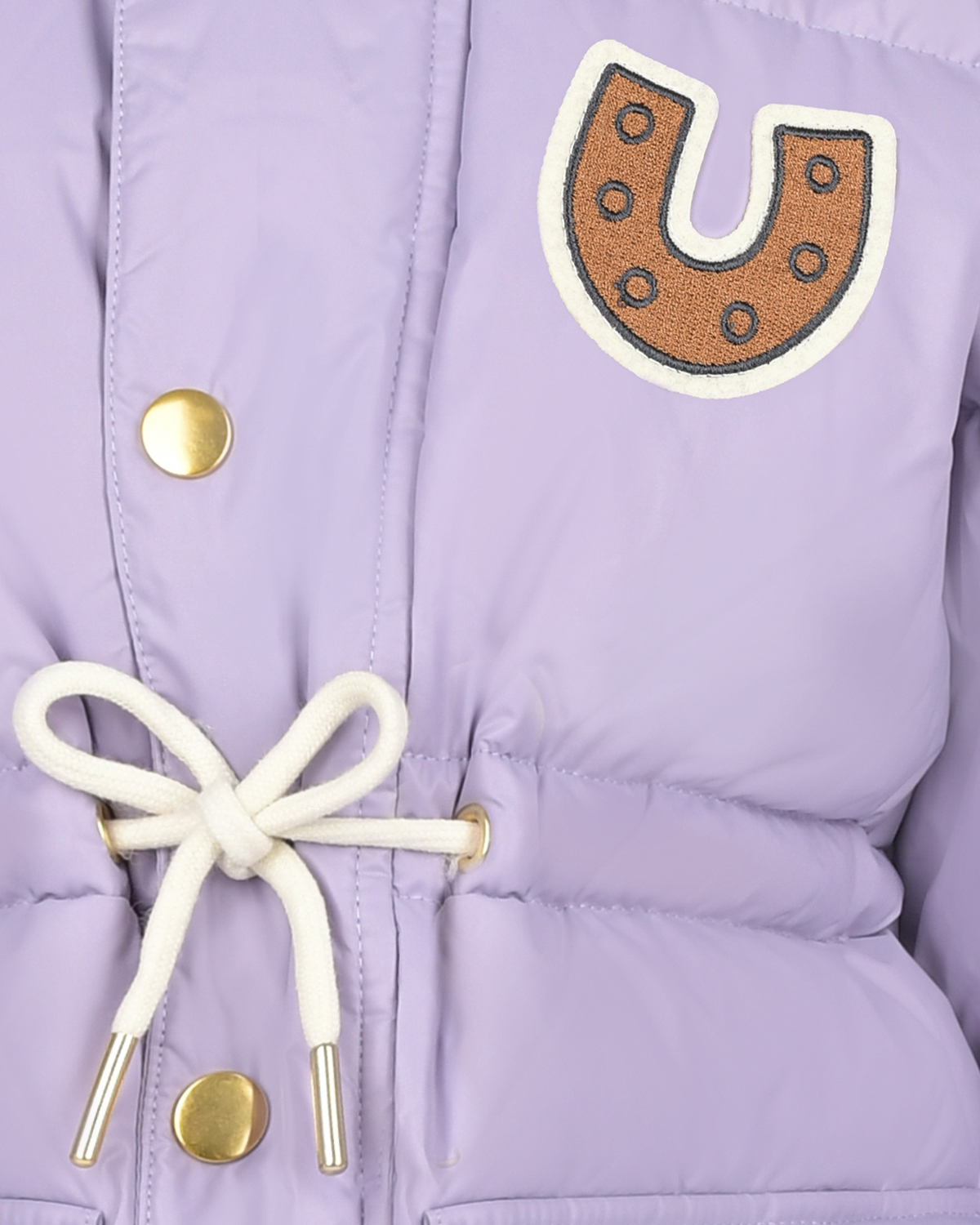 Фиолетовая куртка с накладными карманами Mini Rodini детская, размер 104, цвет фиолетовый - фото 3