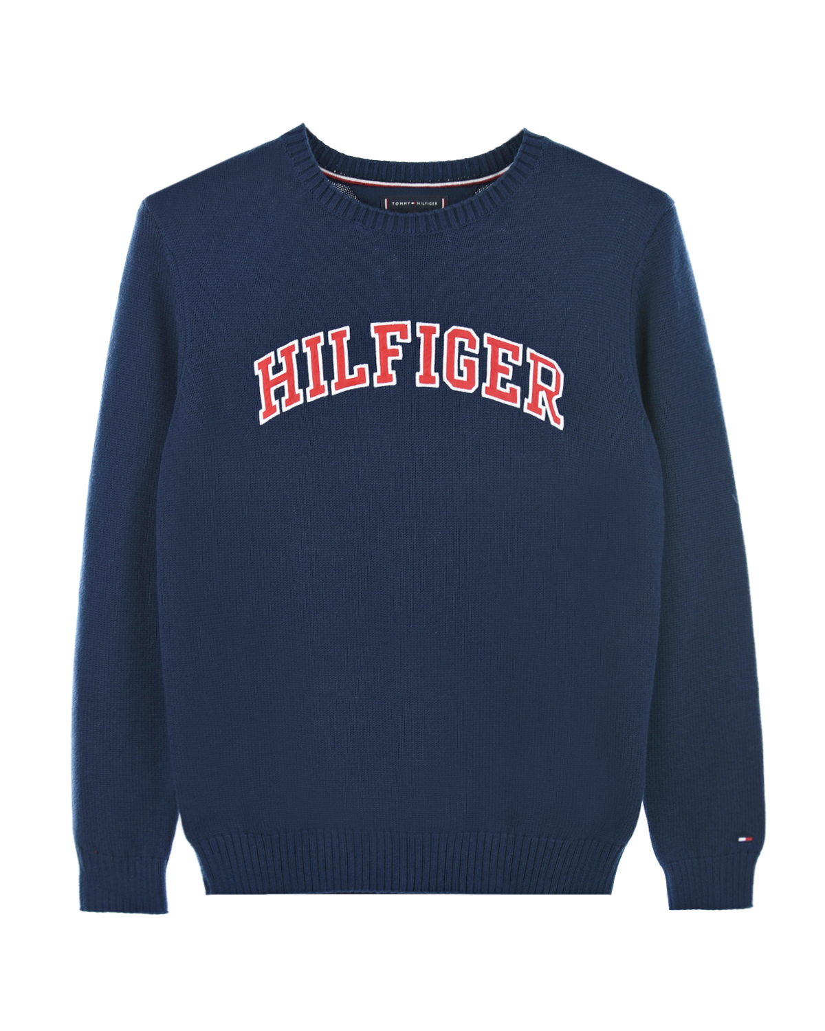 

Джемпер из хлопка с логотипом Tommy Hilfiger детский, Синий, Джемпер из хлопка с логотипом Tommy Hilfiger детский