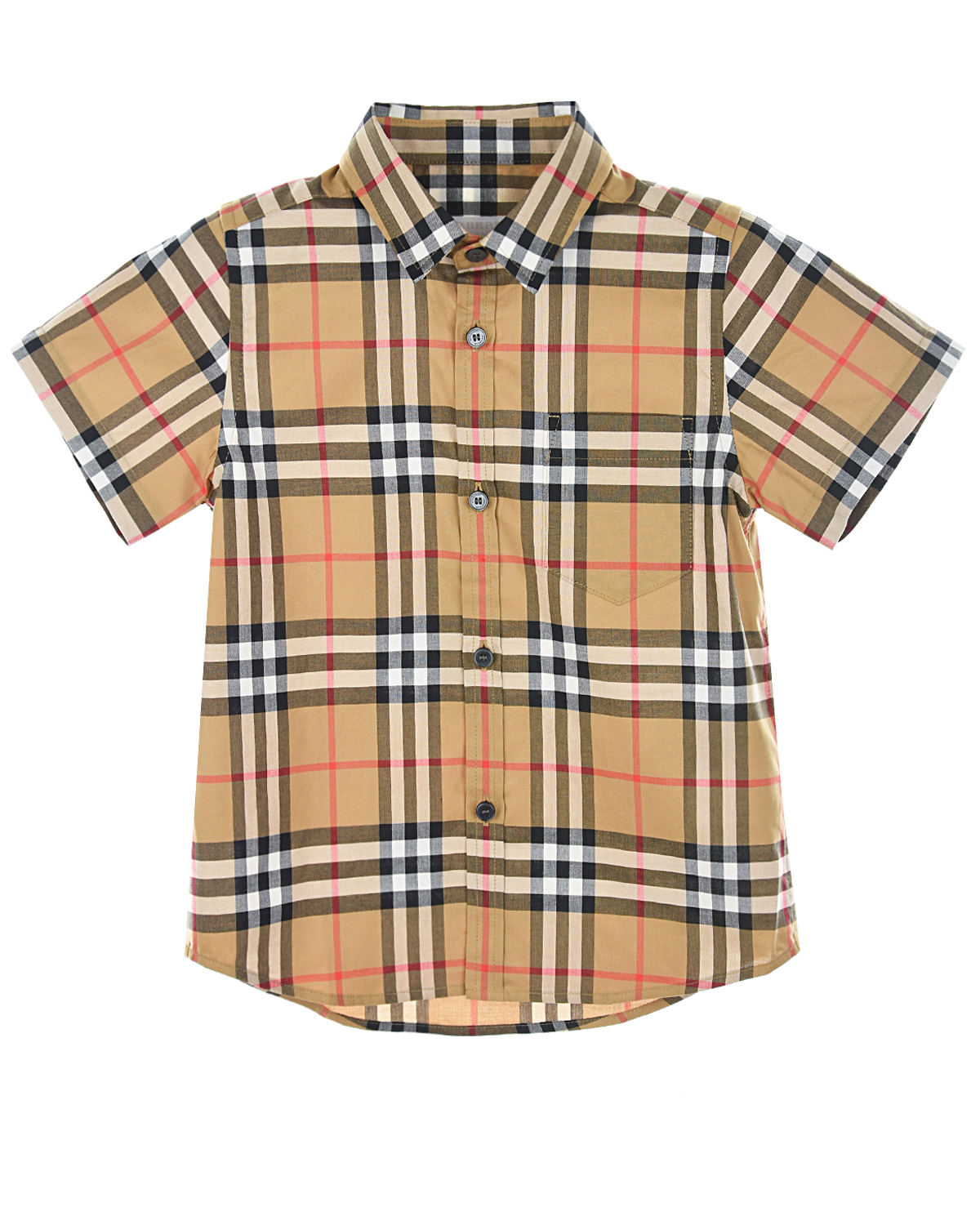 Рубашка с короткими рукавами Burberry детская - фото 1