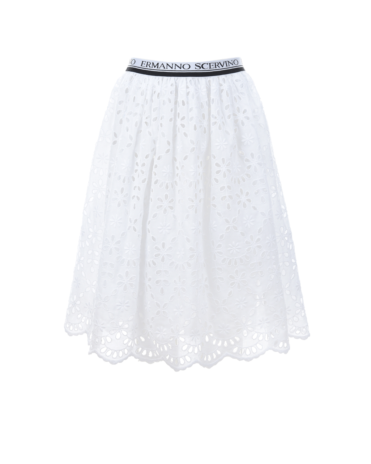 Кружевная юбка с эластичным поясом Ermanno Scervino детская - фото 1