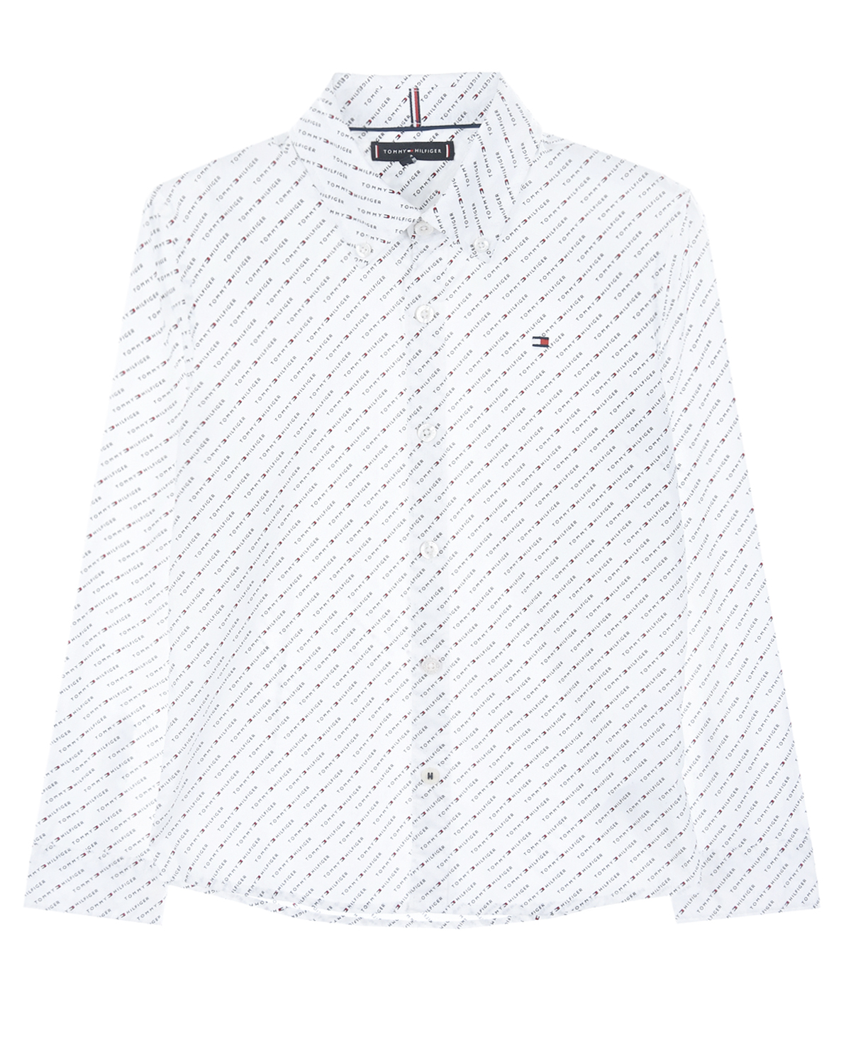 

Рубашка с воротником button-down Tommy Hilfiger детская, Белый, Рубашка с воротником button-down Tommy Hilfiger детская