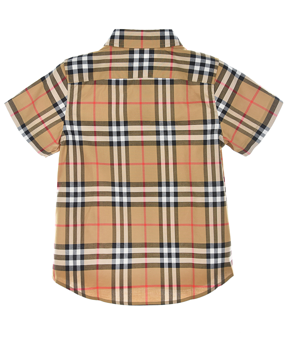Рубашка с короткими рукавами Burberry детская - фото 2