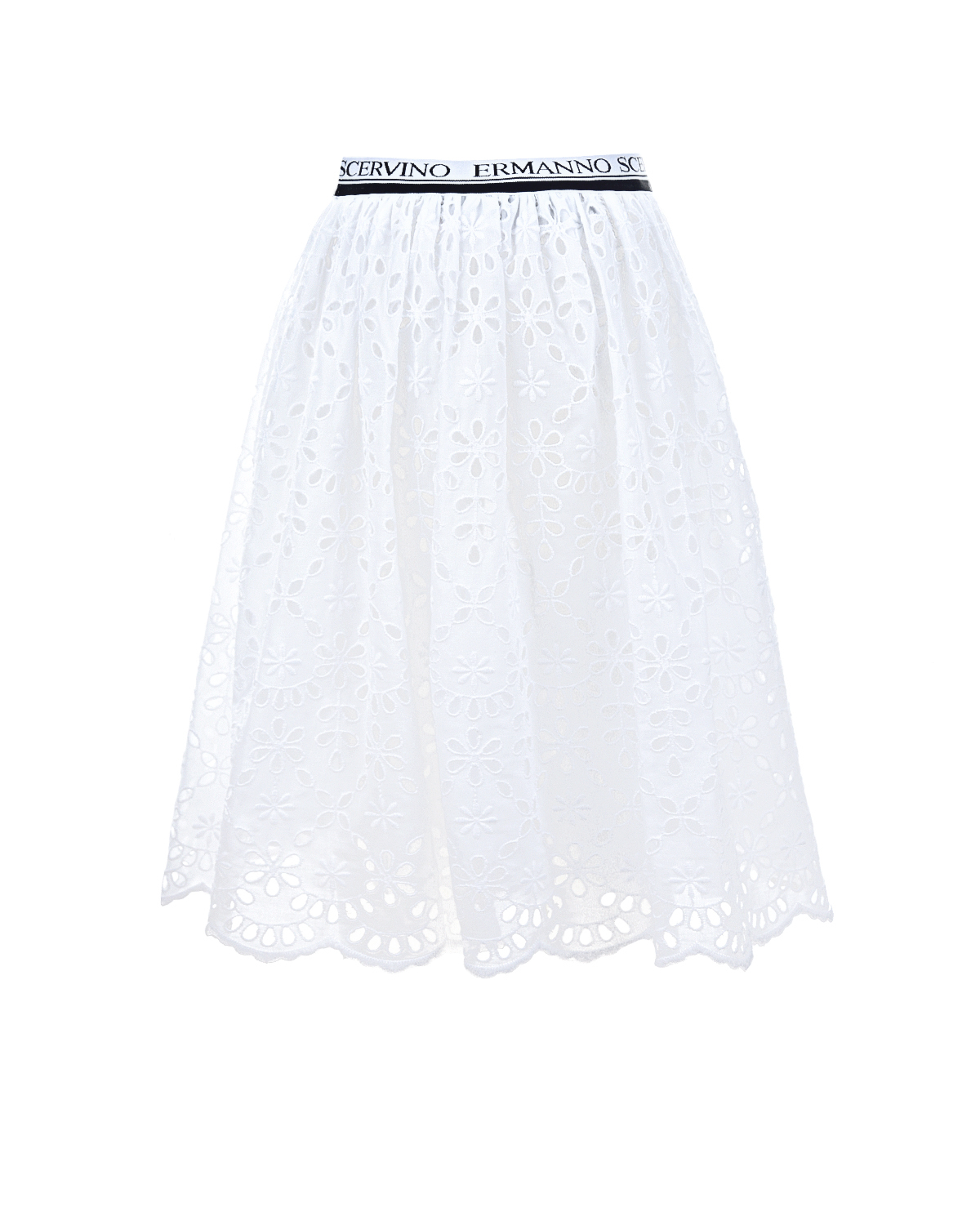 Кружевная юбка с эластичным поясом Ermanno Scervino детская - фото 2