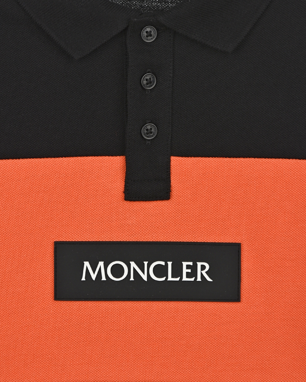 Футболка-поло с логотипом Moncler детская - фото 3