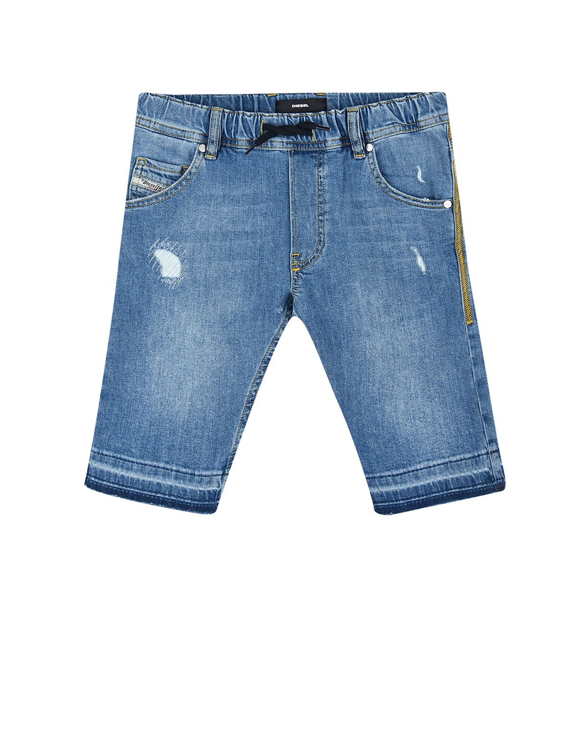 Голубые джинсовые шорты Diesel детские - фото 1
