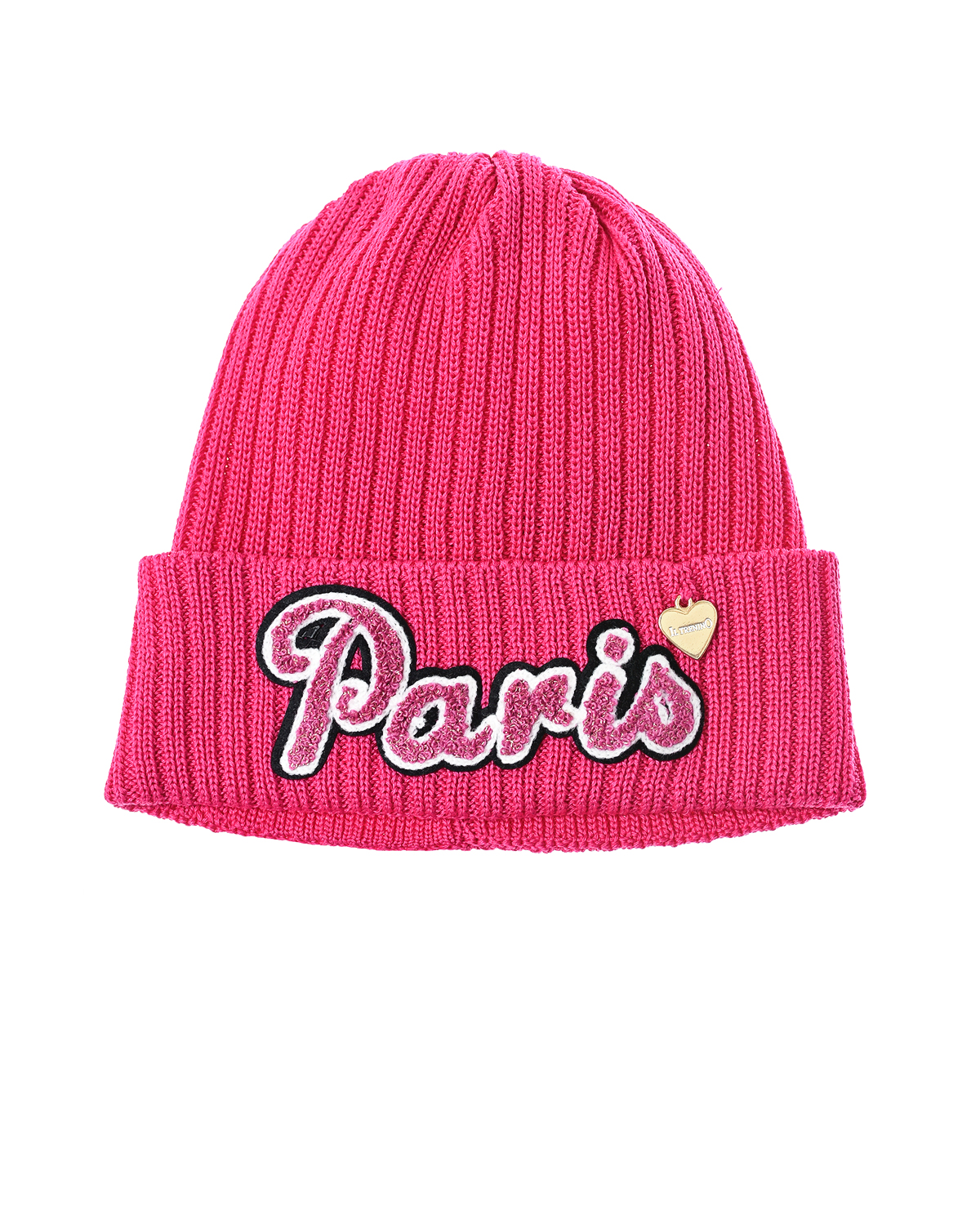 Розовая шапка Paris Il Trenino детская, размер 53, цвет нет цвета - фото 1