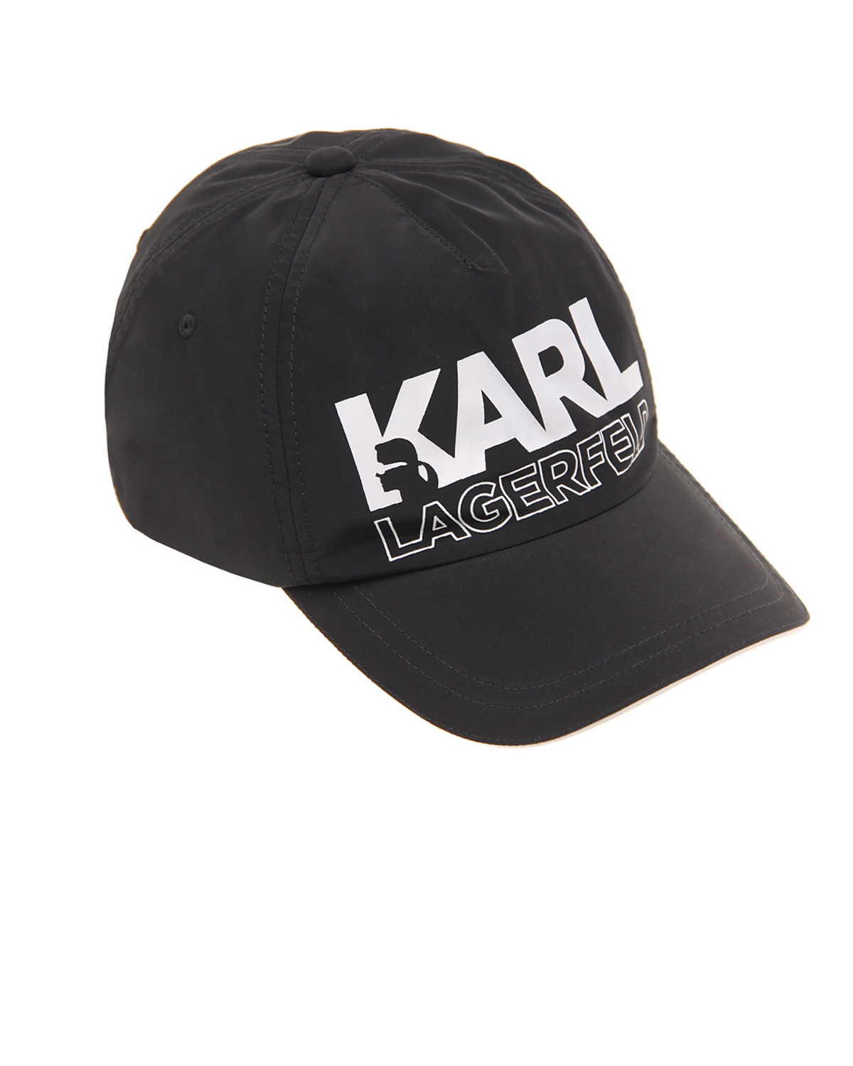 Черная бейсболка с логотипом Karl Lagerfeld kids детская - фото 1