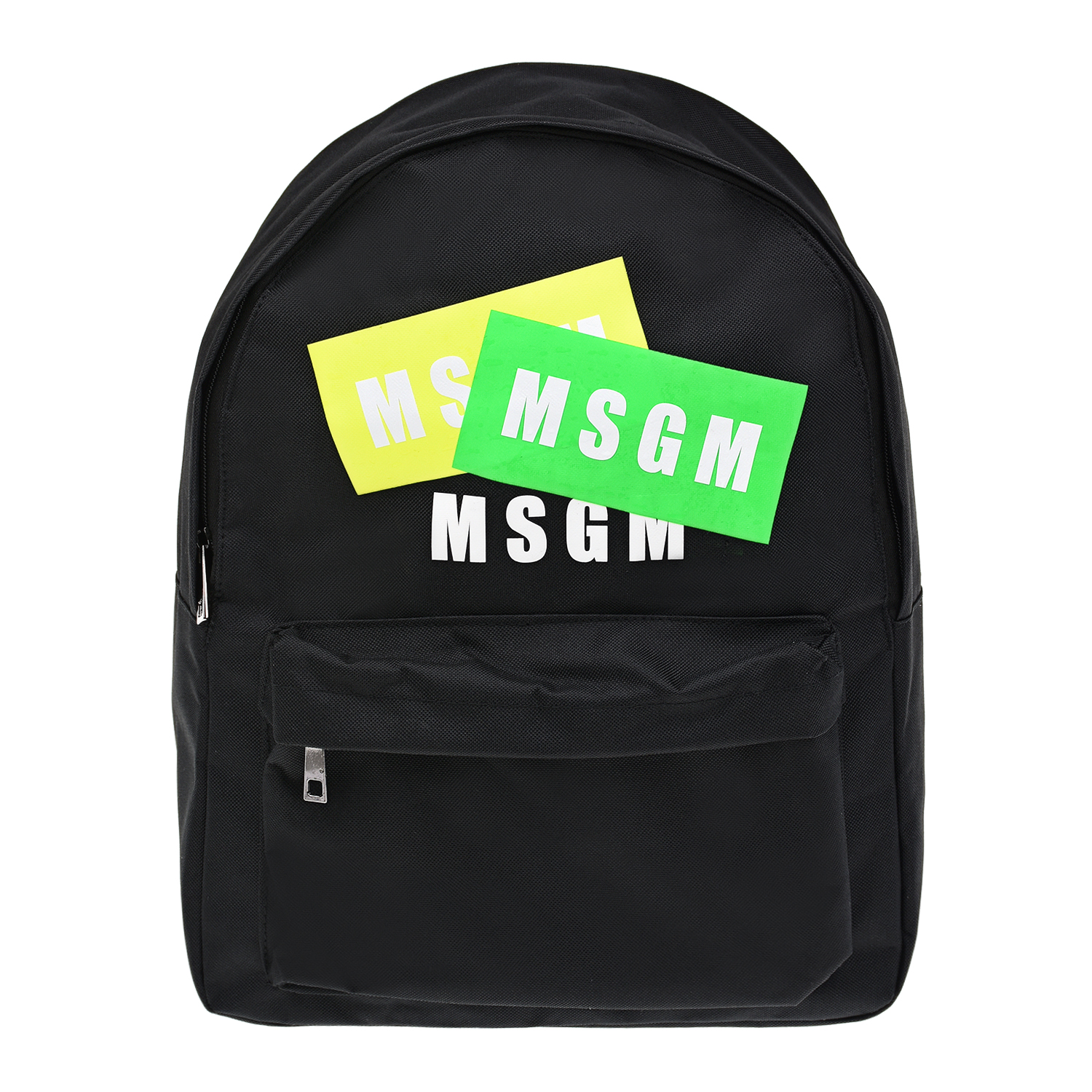Черный рюкзак с логотипом 30х42х14 см MSGM детский, размер unica