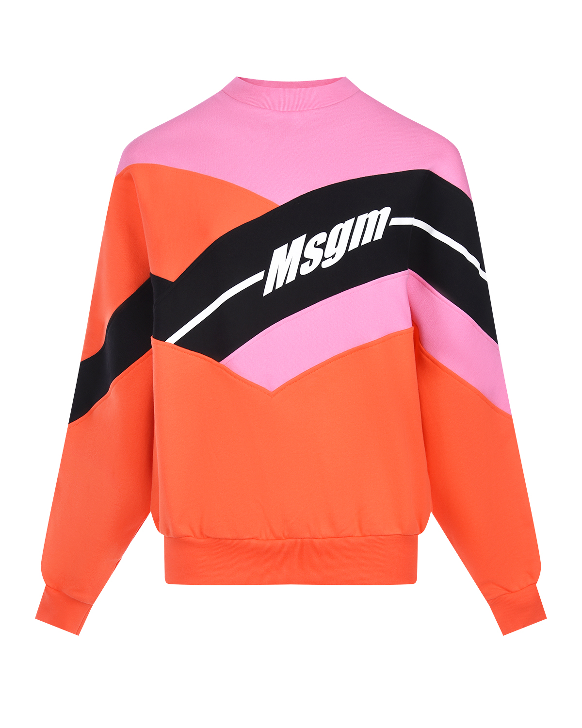 

Розовый джемпер oversize с логотипом MSGM, Нет цвета, Розовый джемпер oversize с логотипом MSGM