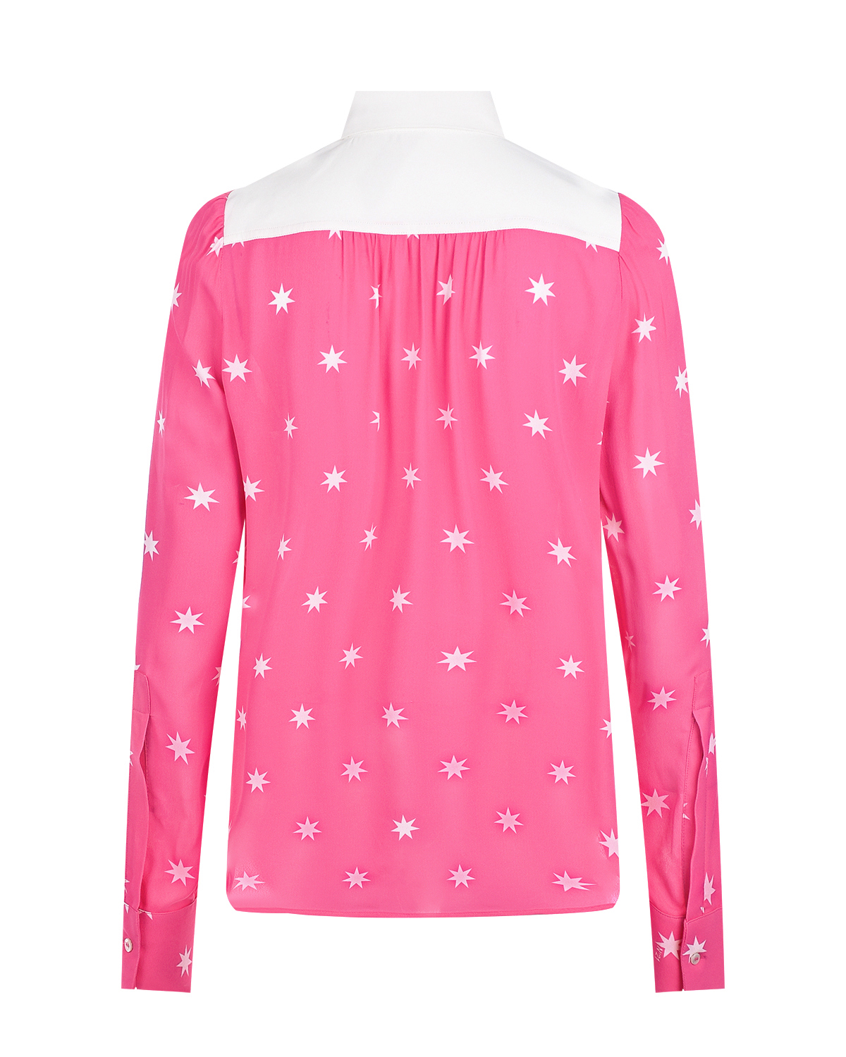 Розовая рубашка с принтом "звезды" No. 21 - фото 6
