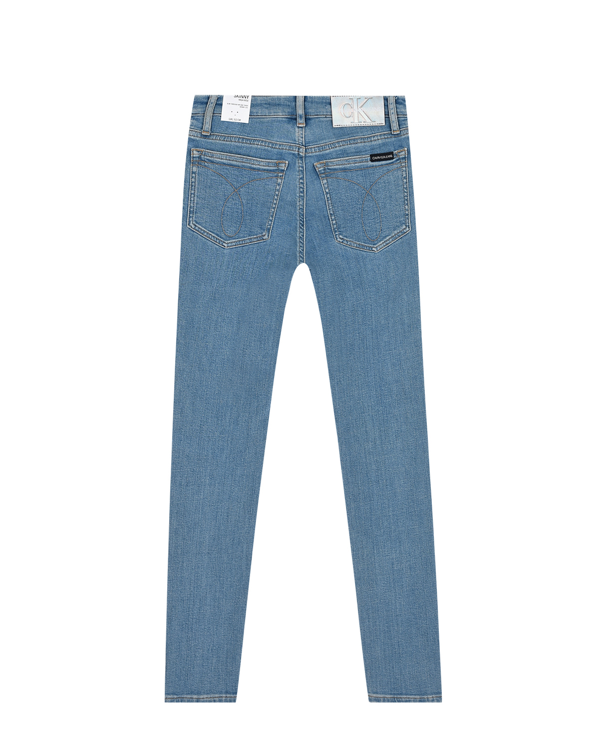 Голубые джинсы skinny fit Calvin Klein детские - фото 2