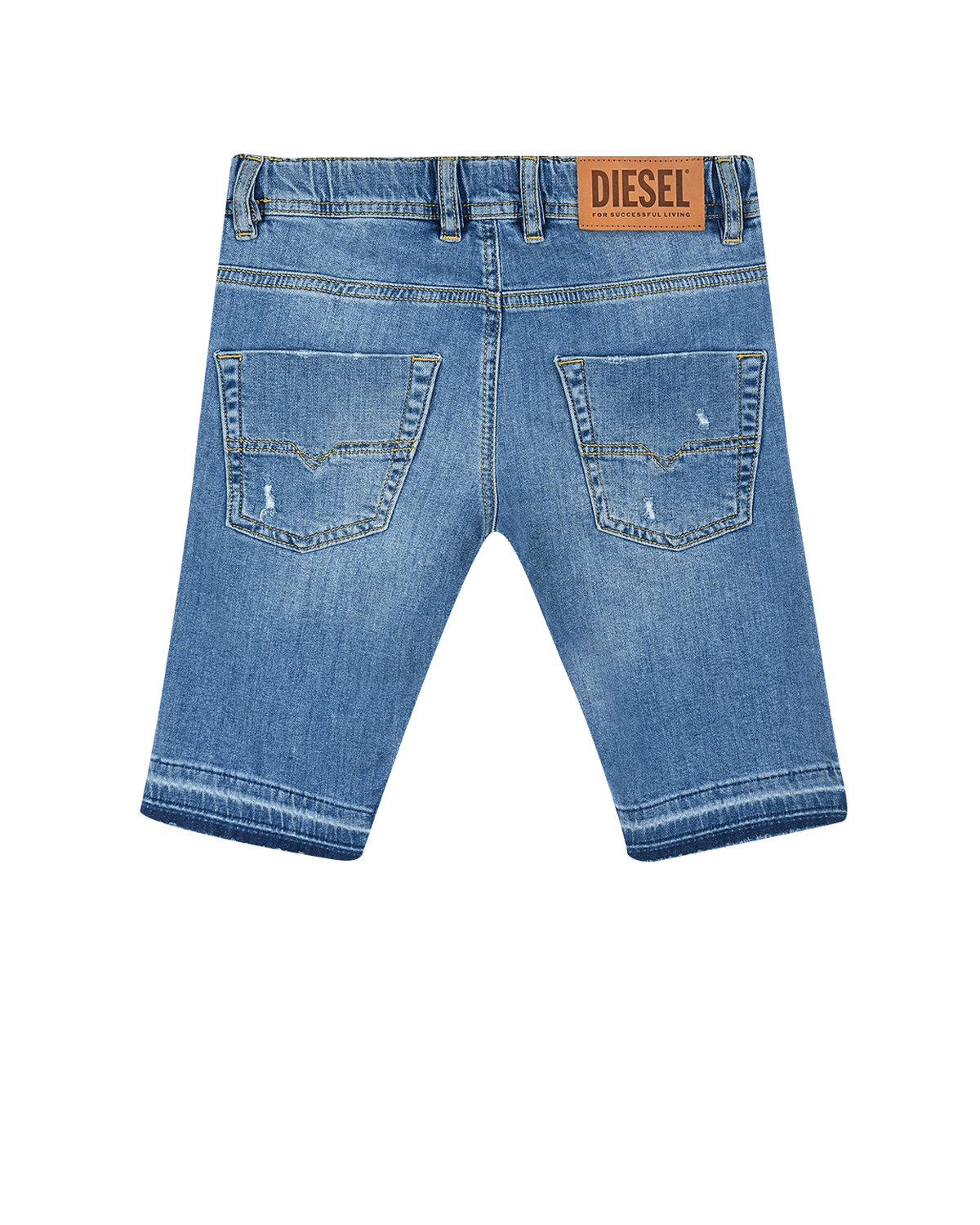 Голубые джинсовые шорты Diesel детские - фото 2