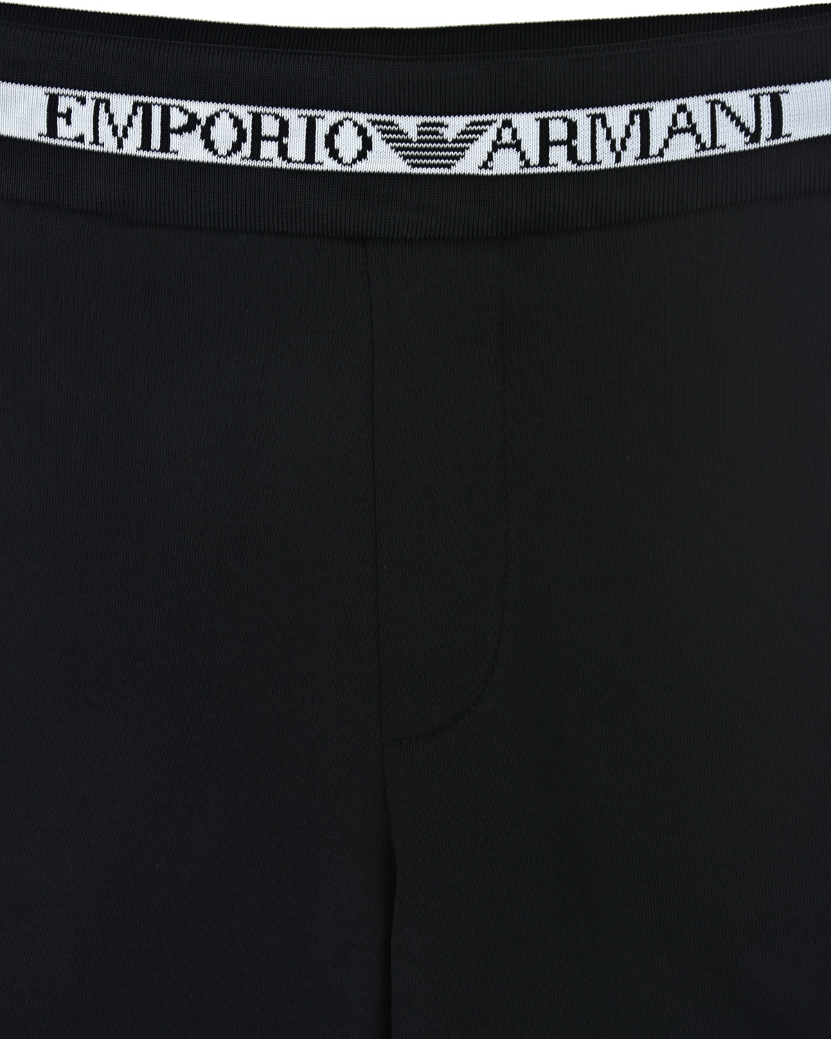 Черные бермуды с лампасами Emporio Armani детские - фото 3
