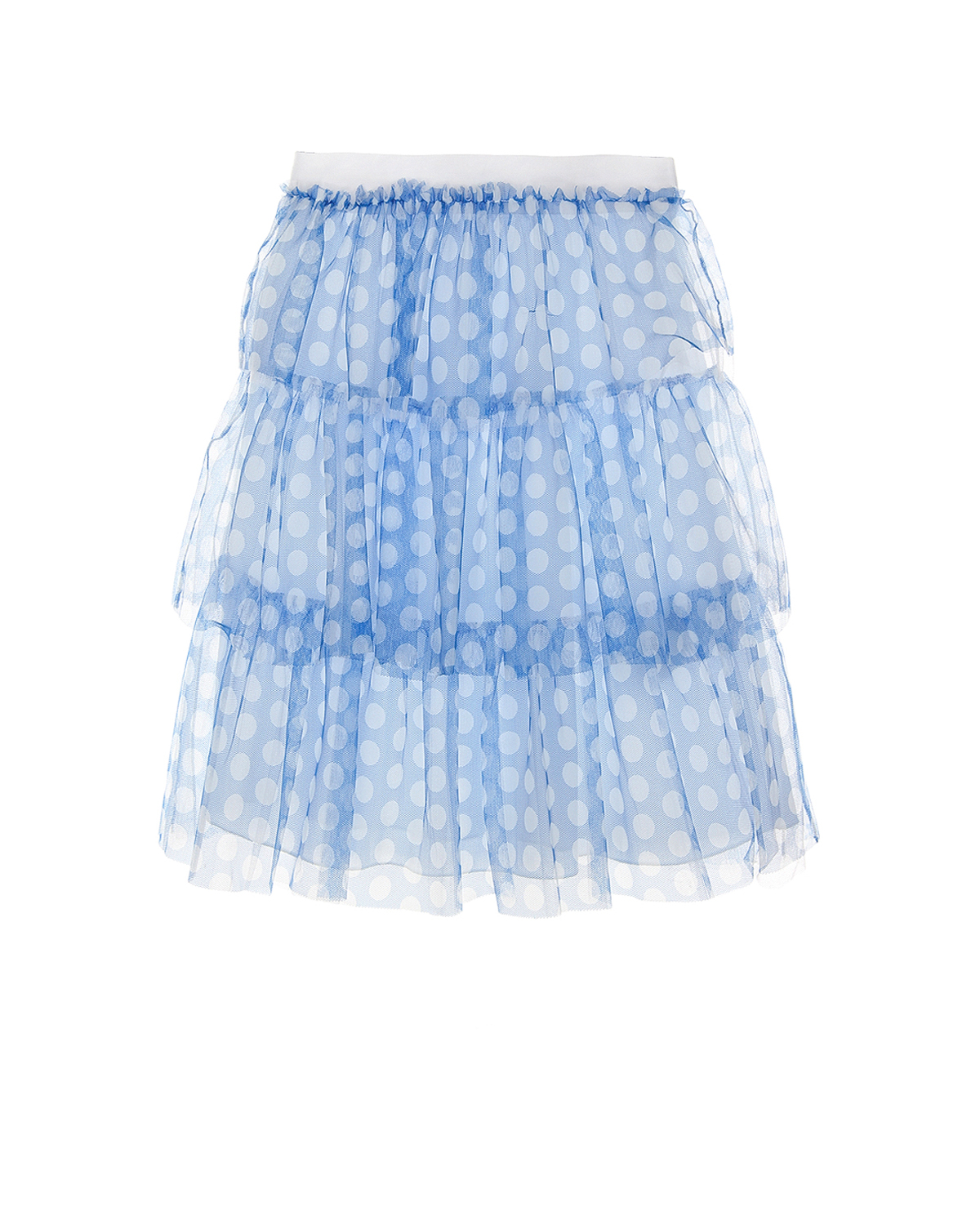 Голубая юбка с оборками Ermanno Scervino детская - фото 2