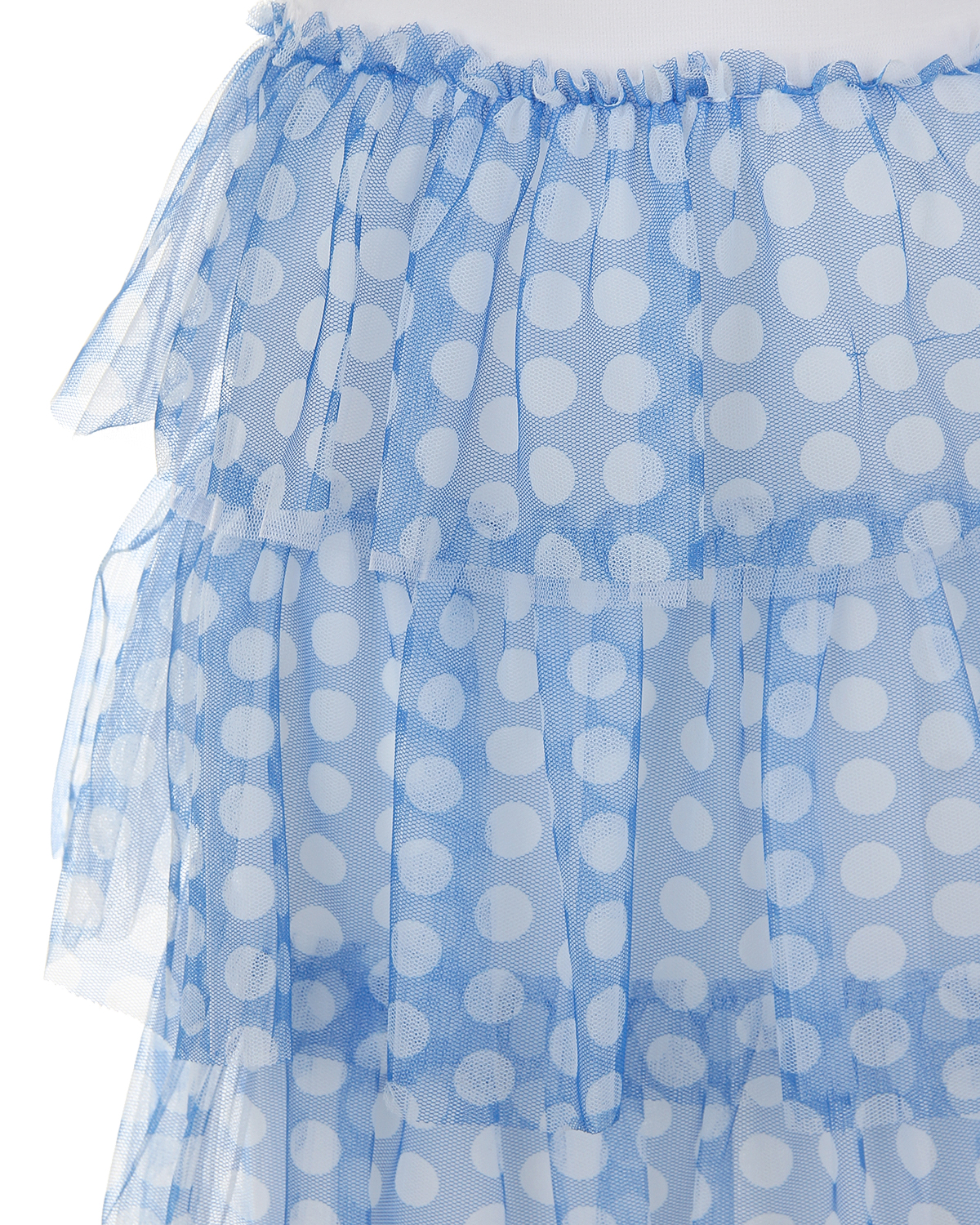 Голубая юбка с оборками Ermanno Scervino детская - фото 3