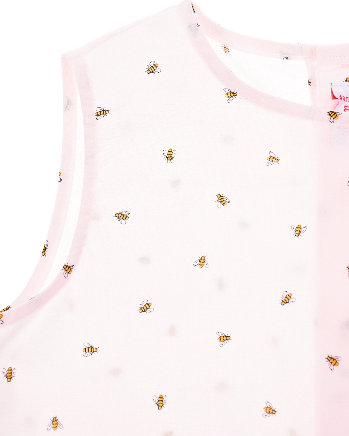Розовое платье с принтом "пчелы" IL Gufo детское - фото 3
