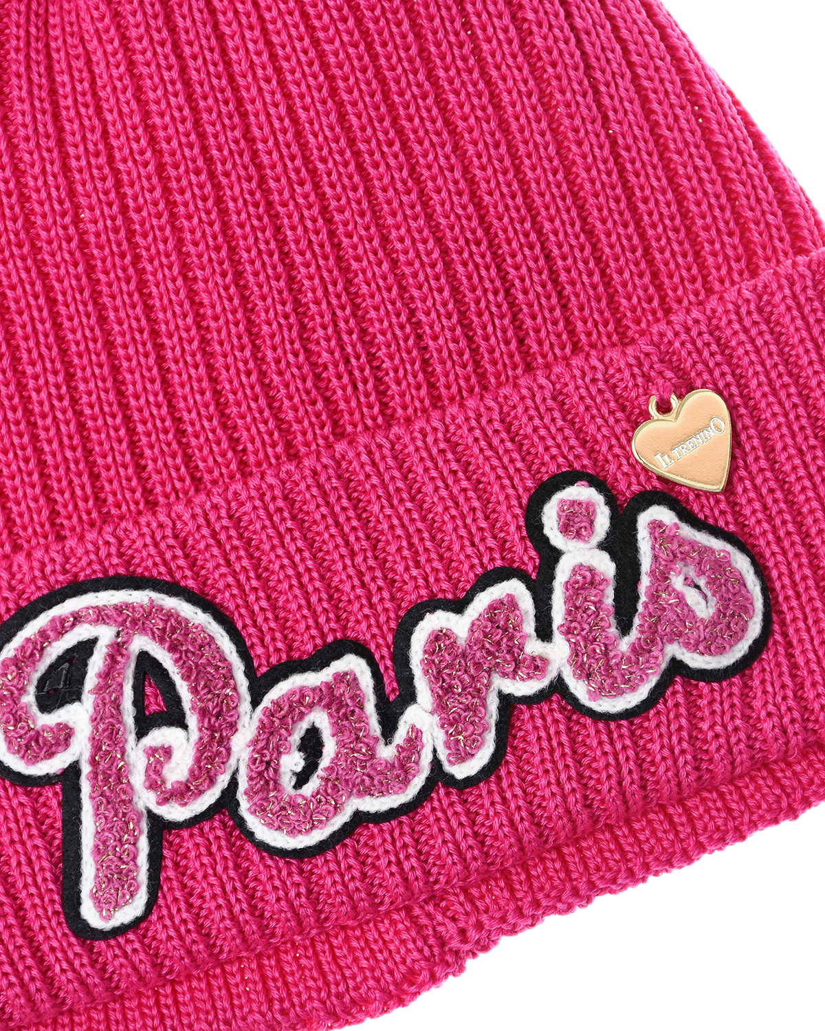 Розовая шапка Paris Il Trenino детская, размер 53, цвет нет цвета - фото 3