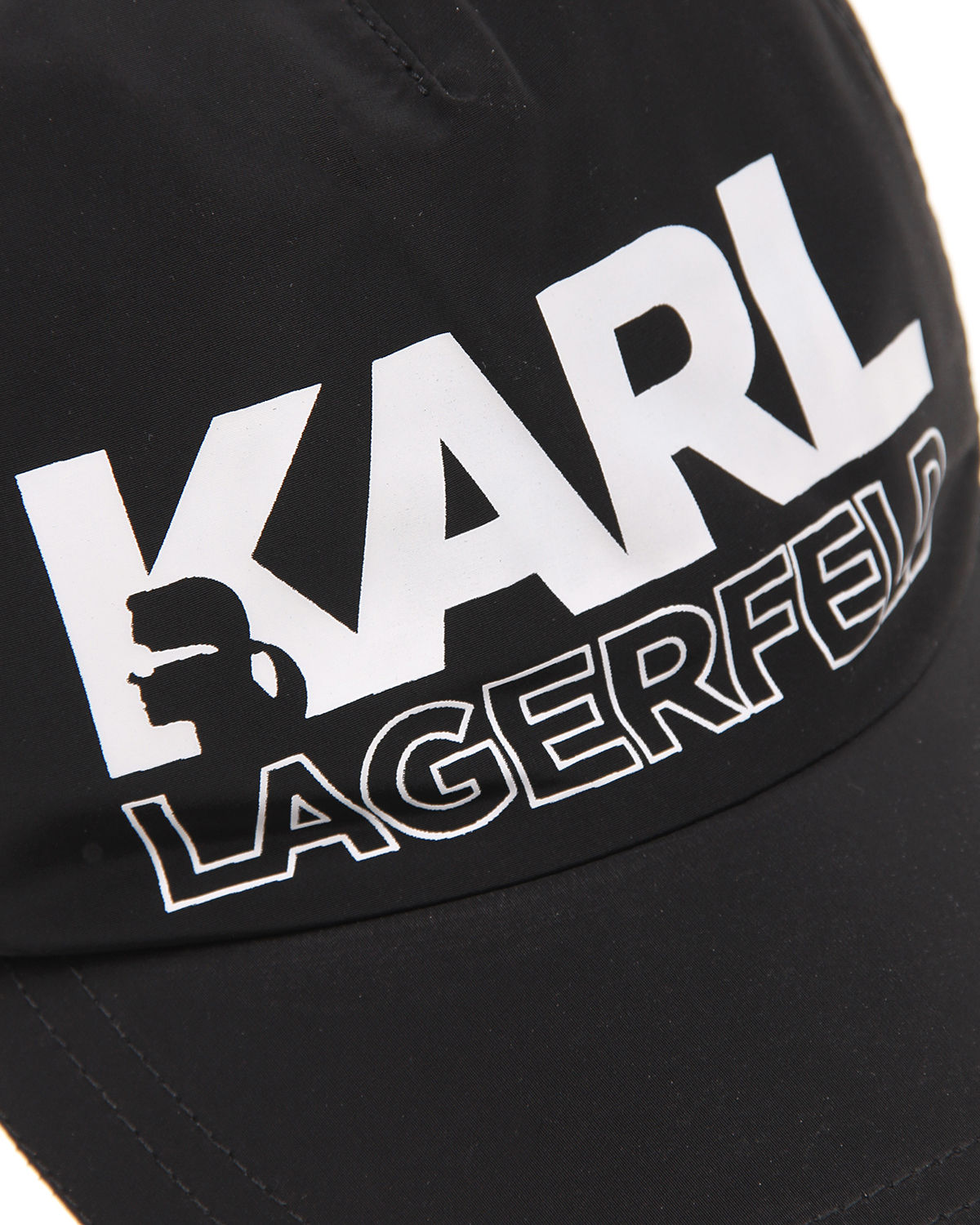 Черная бейсболка с логотипом Karl Lagerfeld kids детская - фото 3