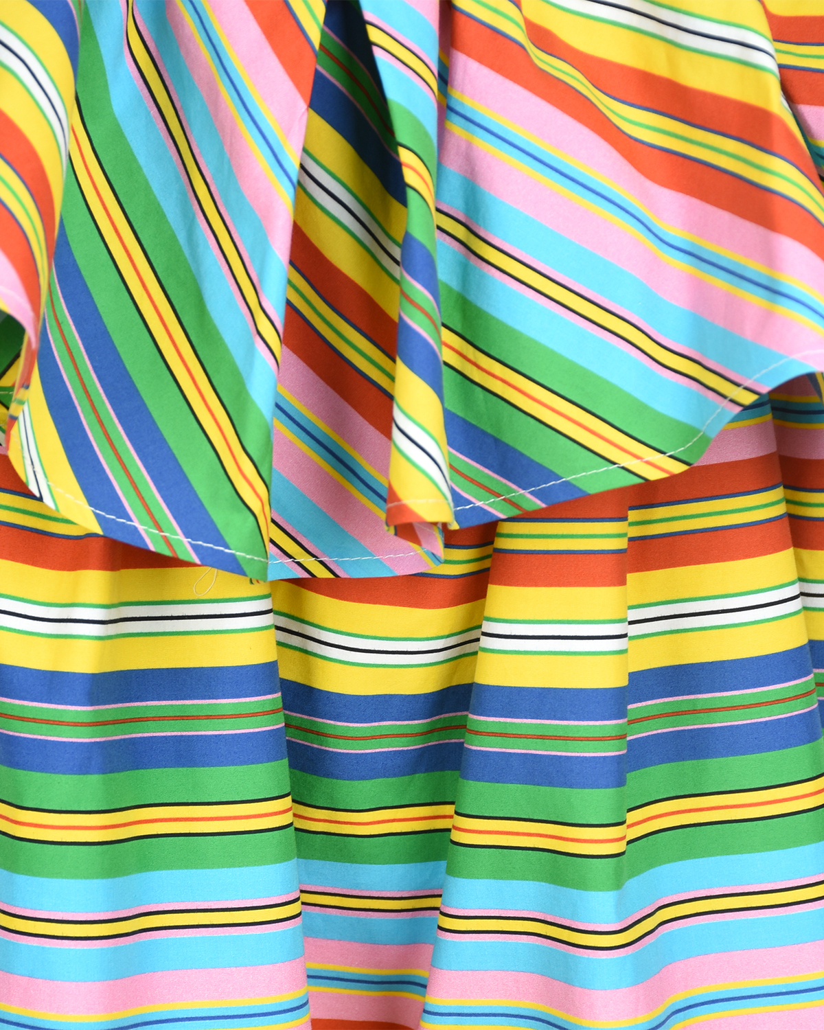Платье в разноцветную полоску MSGM детское, размер 164 - фото 3