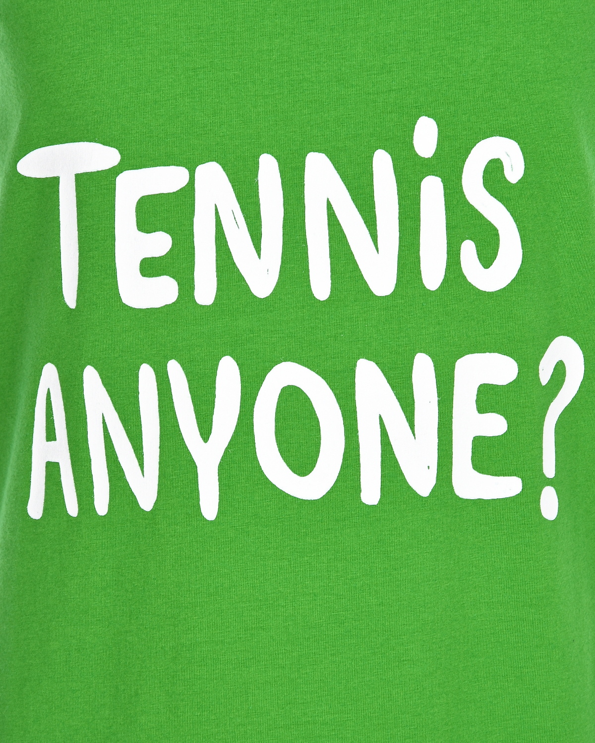 Зеленый сарафан с надписью "Tennis anyone" Mini Rodini детский, размер 116 - фото 3