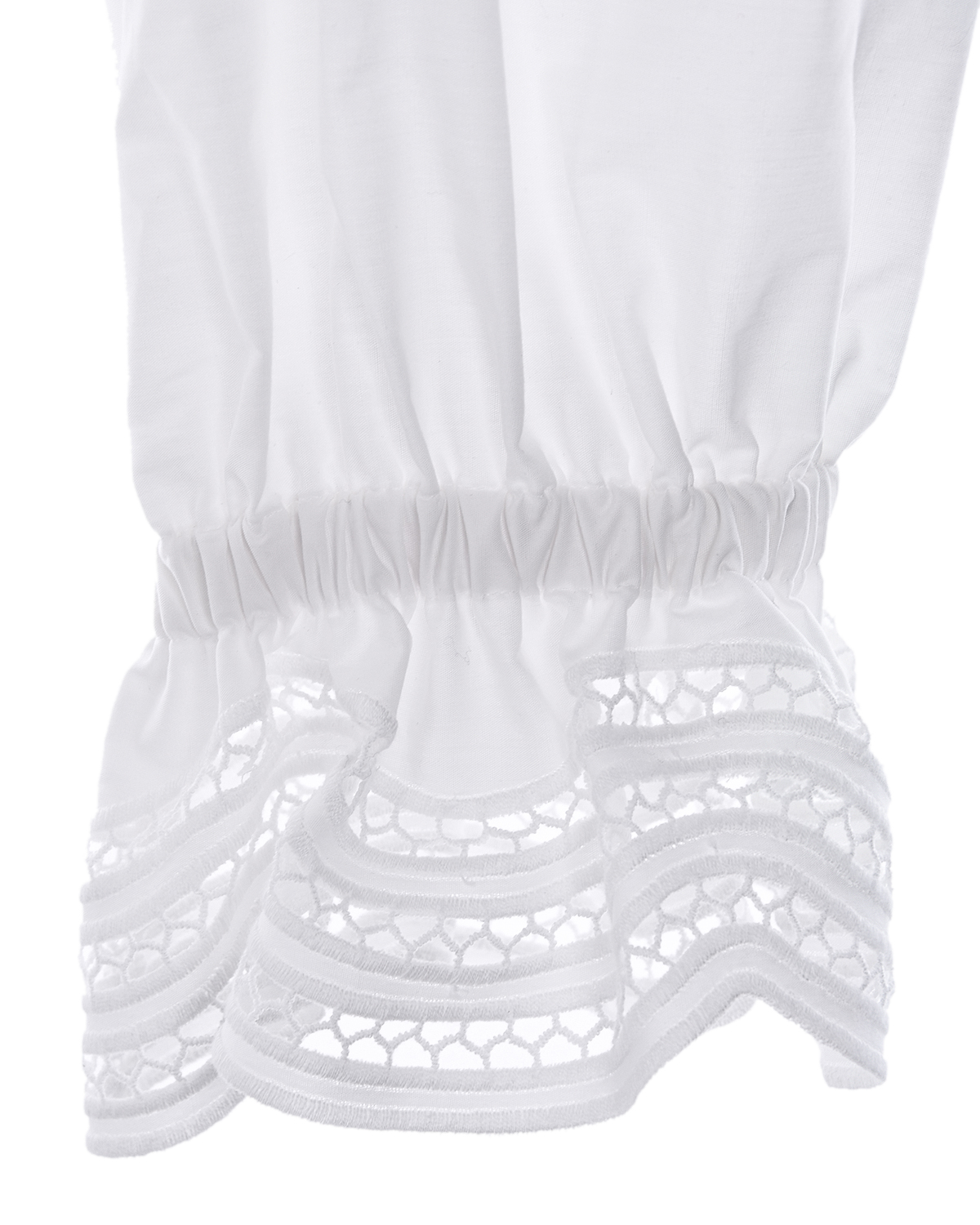 Белое платье с воланами Parosh, размер 38, цвет белый - фото 11
